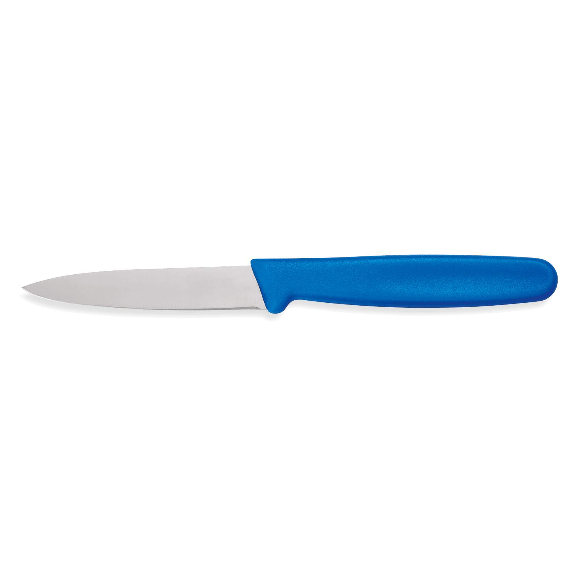 Schälmesser - mit Fingerschutz - Serie HACCP - blau - Klingenlänge 8 - Edelstahl - 6903082-A