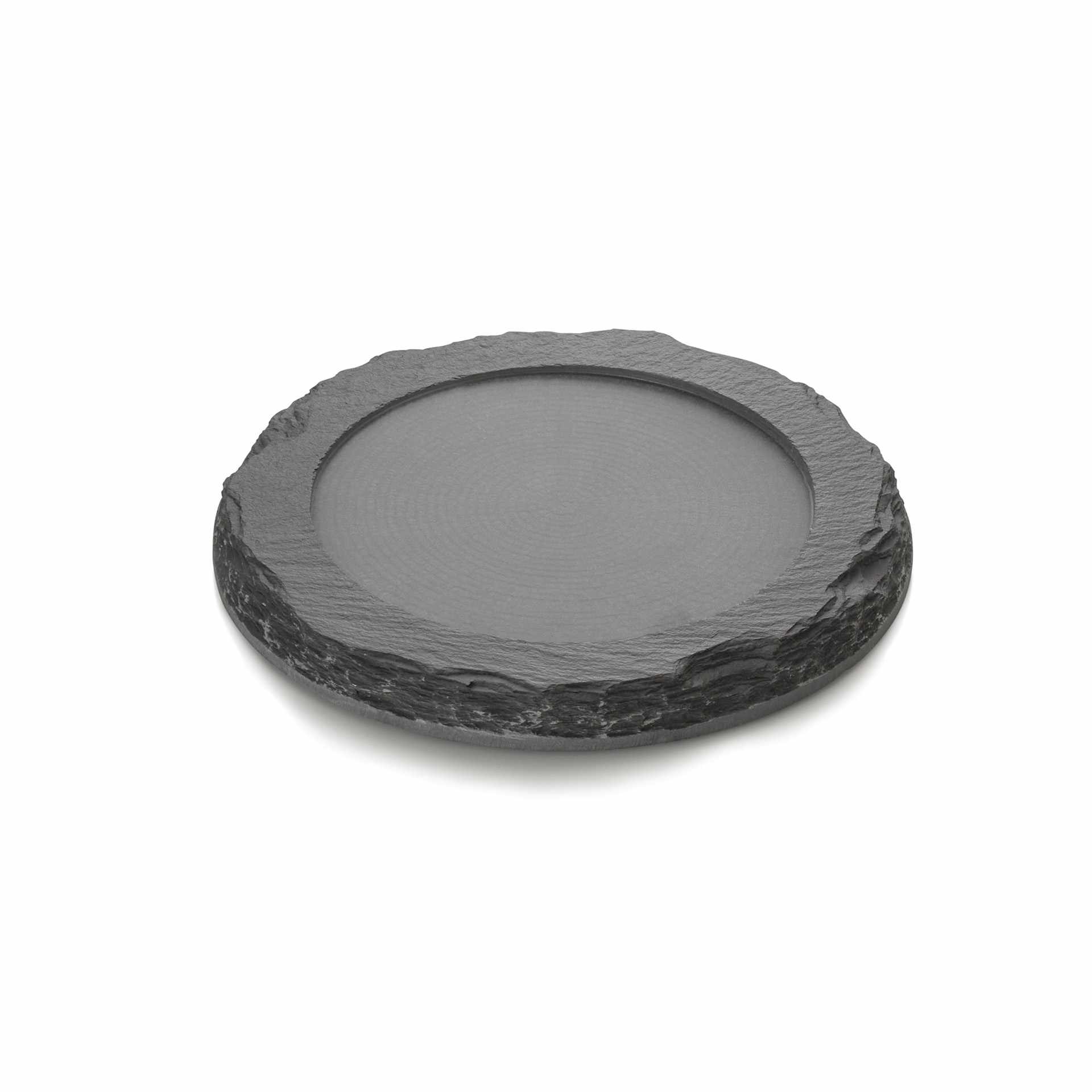 Naturschieferplatte - Serie Slate Line - Ø 25,0 cm - Naturschiefer