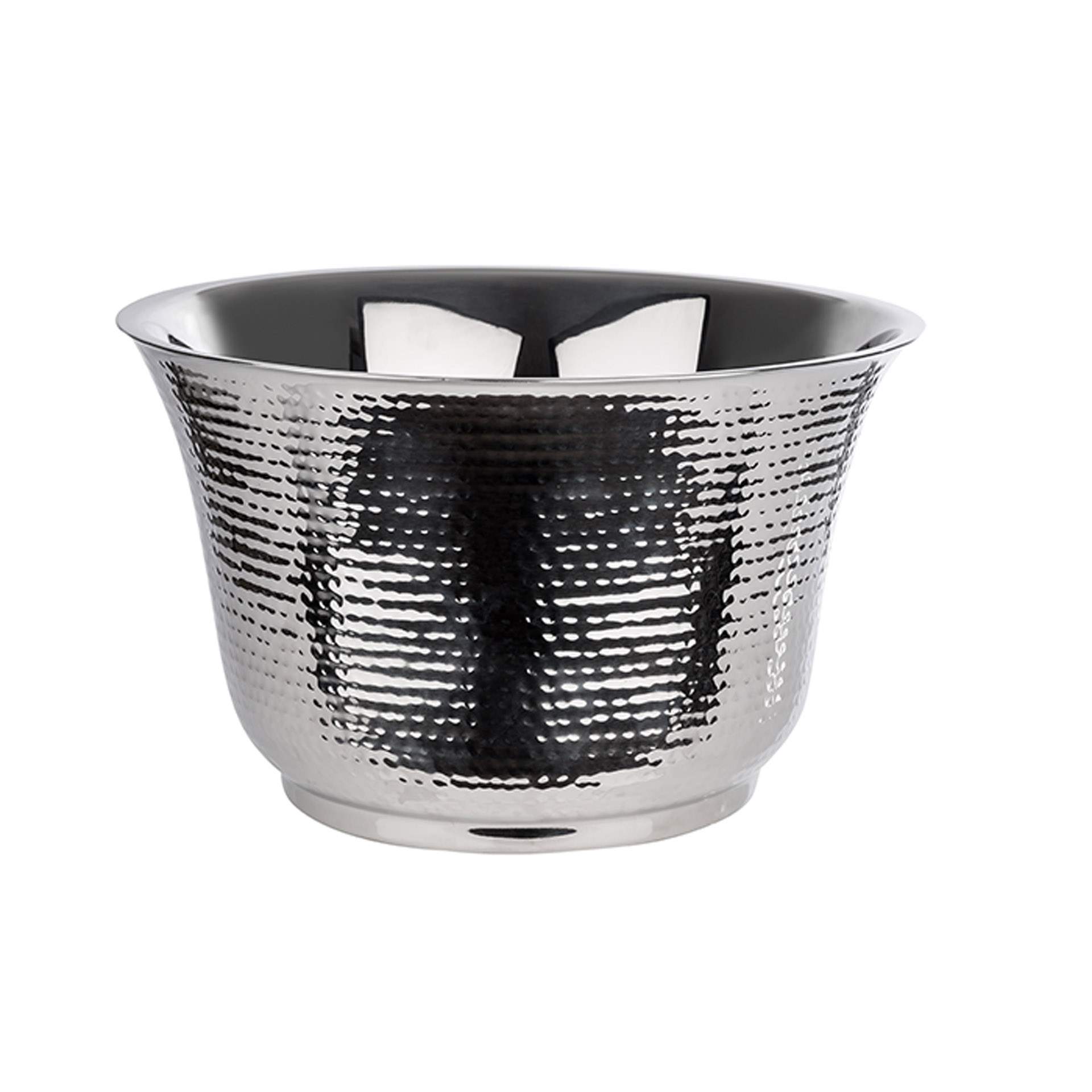 Flaschenkühler - Hammerschlag-Silber-Optik - Höhe 20 cm - Ø 33,0 cm - Inhalt 8 l - Edelstahl - 36120-B