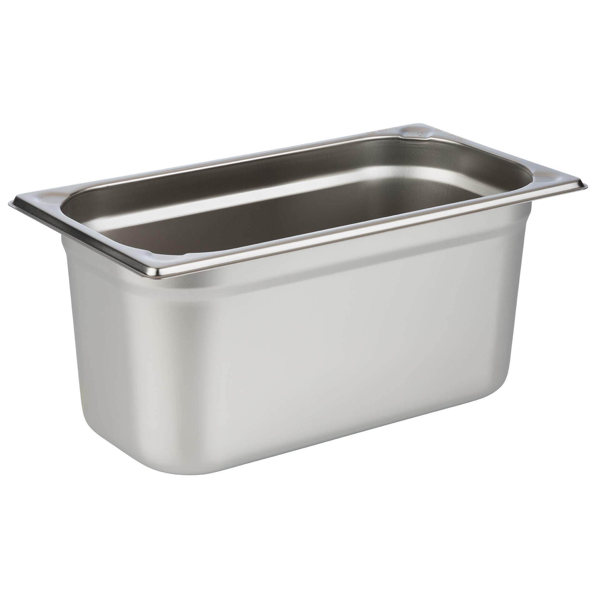 GN-Behälter - Inhalt 5,7 l - GN 1/3 (325 x 176 mm) - 150 mm - Edelstahl - 81306-B