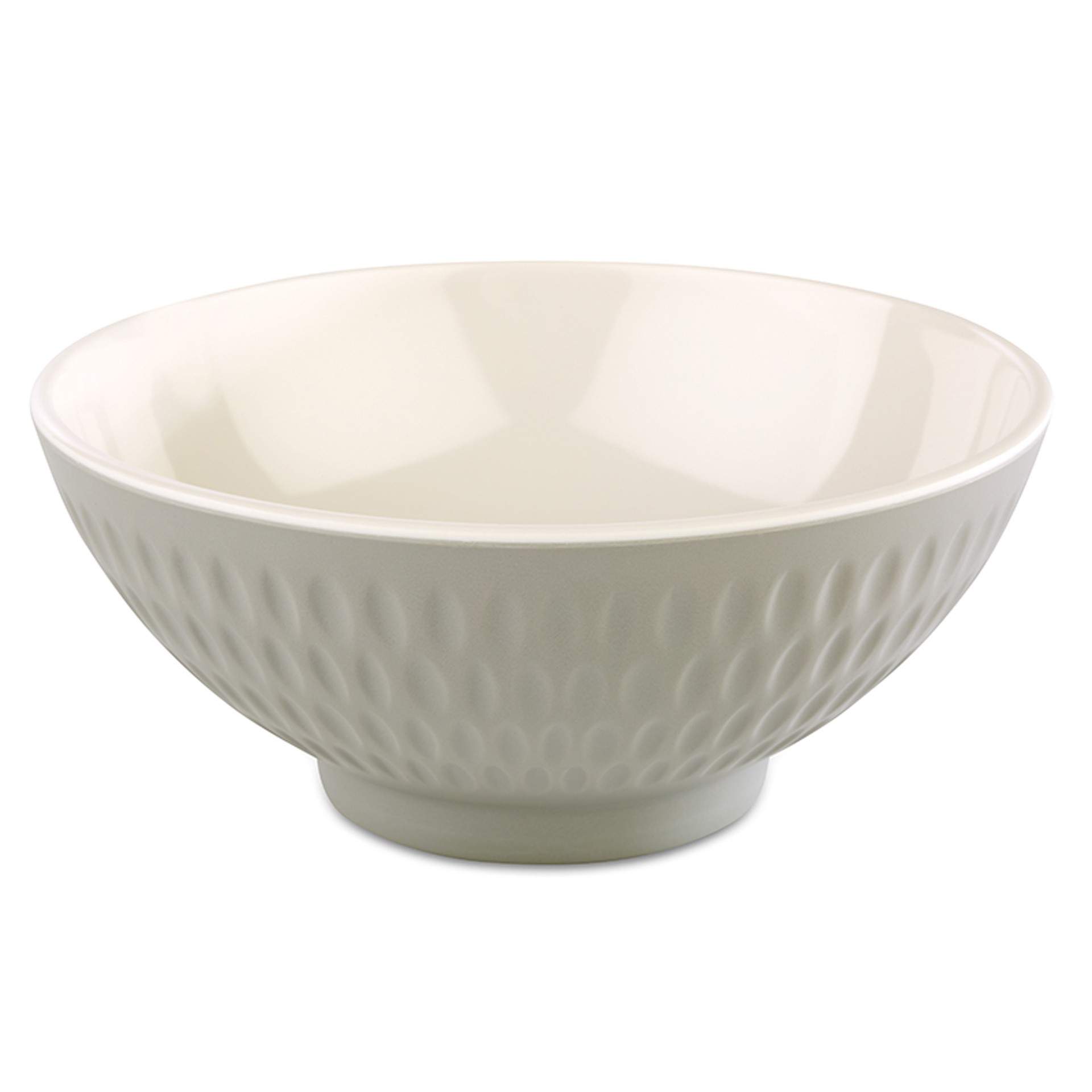 Schale - beidseitig farbig - Serie Asia Plus - cream / grau - Abm. 5,5 cm - Ø 13,0 cm - Inhalt 0,35 l - Melamin - 15402-B