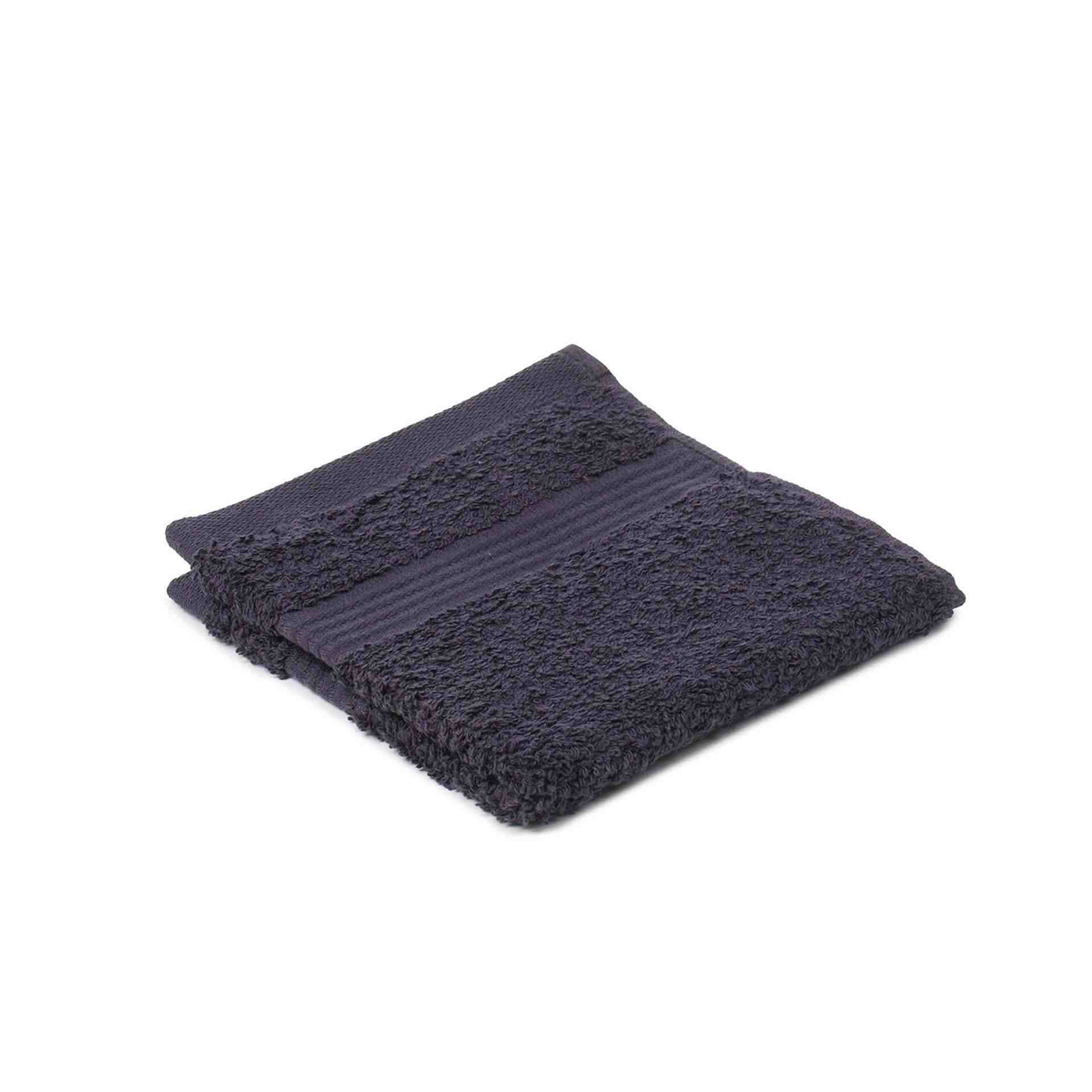 Seiftuch - Uni - Serie NEW YORK - graphit - Abm. 30 x 30 cm - Baumwolle - 550-95-2-D