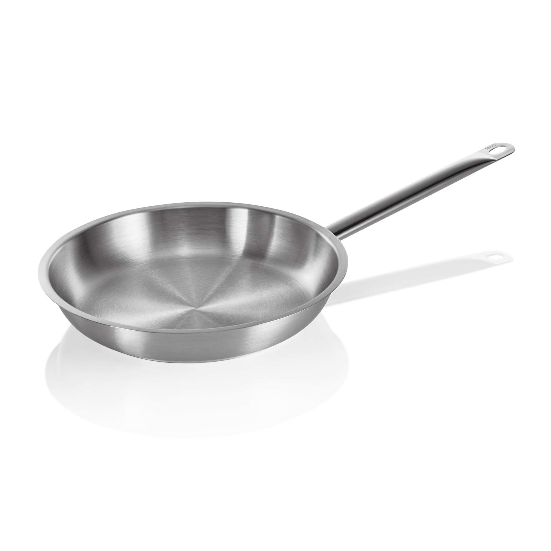 Pfanne - mit Schüttrand - Serie Cookware - rund - Höhe 6 cm - Ø oben / unten 32 / 25 cm - Chromnickelstahl - 2103320-A