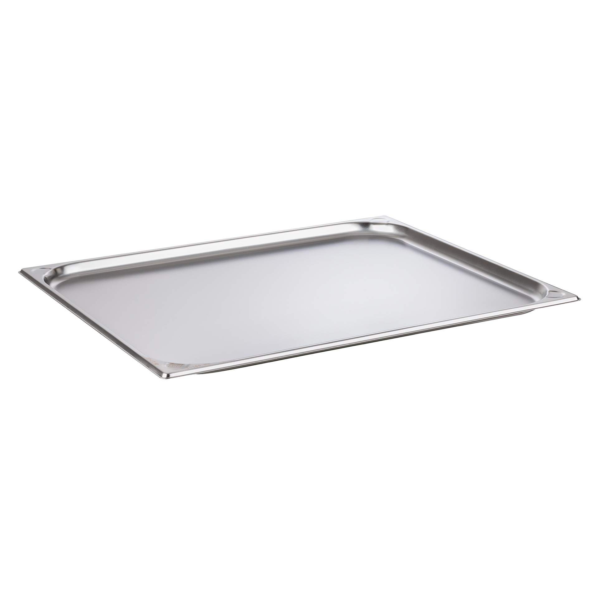 GN-Behälter - Inhalt 5,0 l - GN 2/1 (650 x 530 mm) - 20 mm - Edelstahl - 81000-B