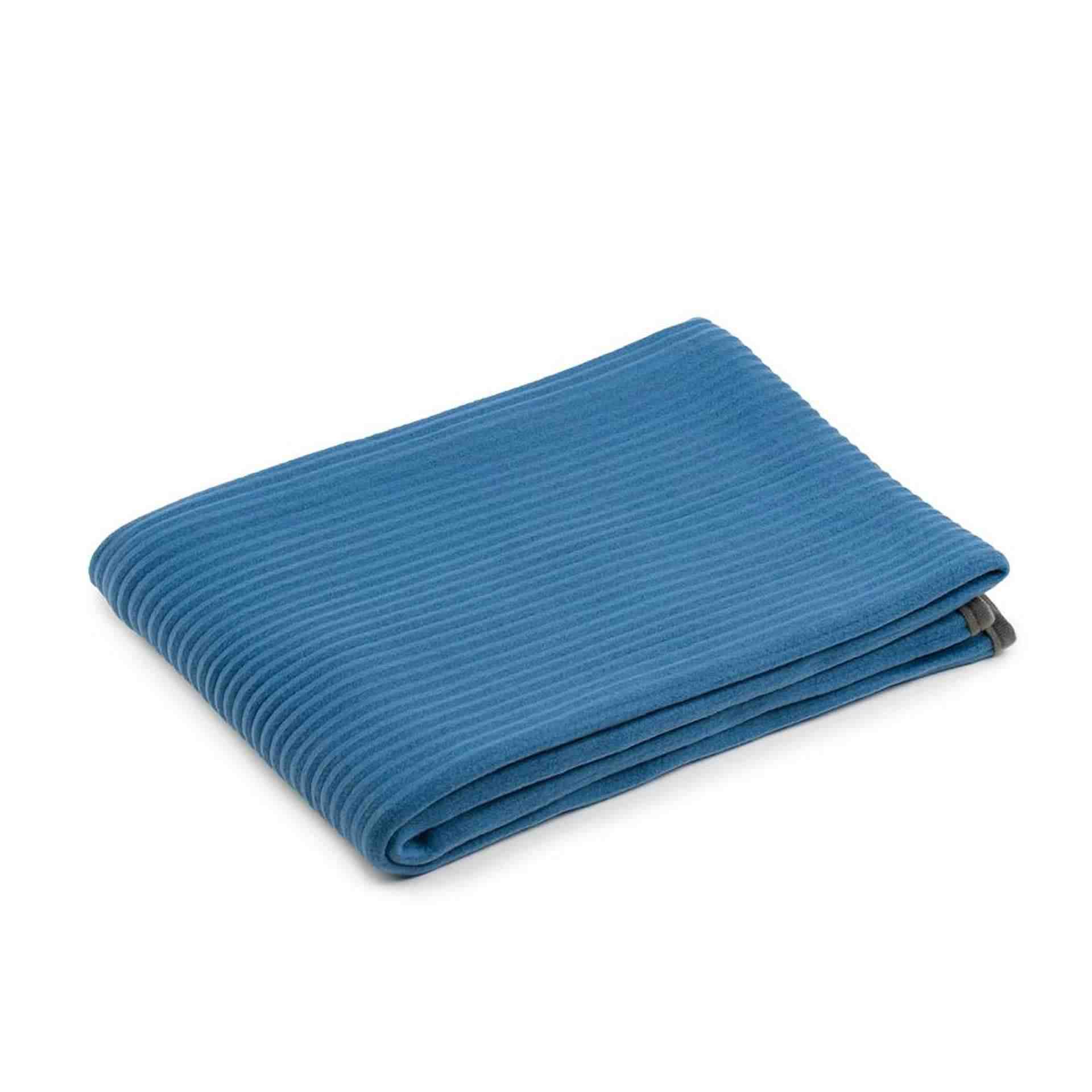 Decke - Serie STOLA - blau - Abm. 100 x 150 cm - Polyester - 40373-50-6-D