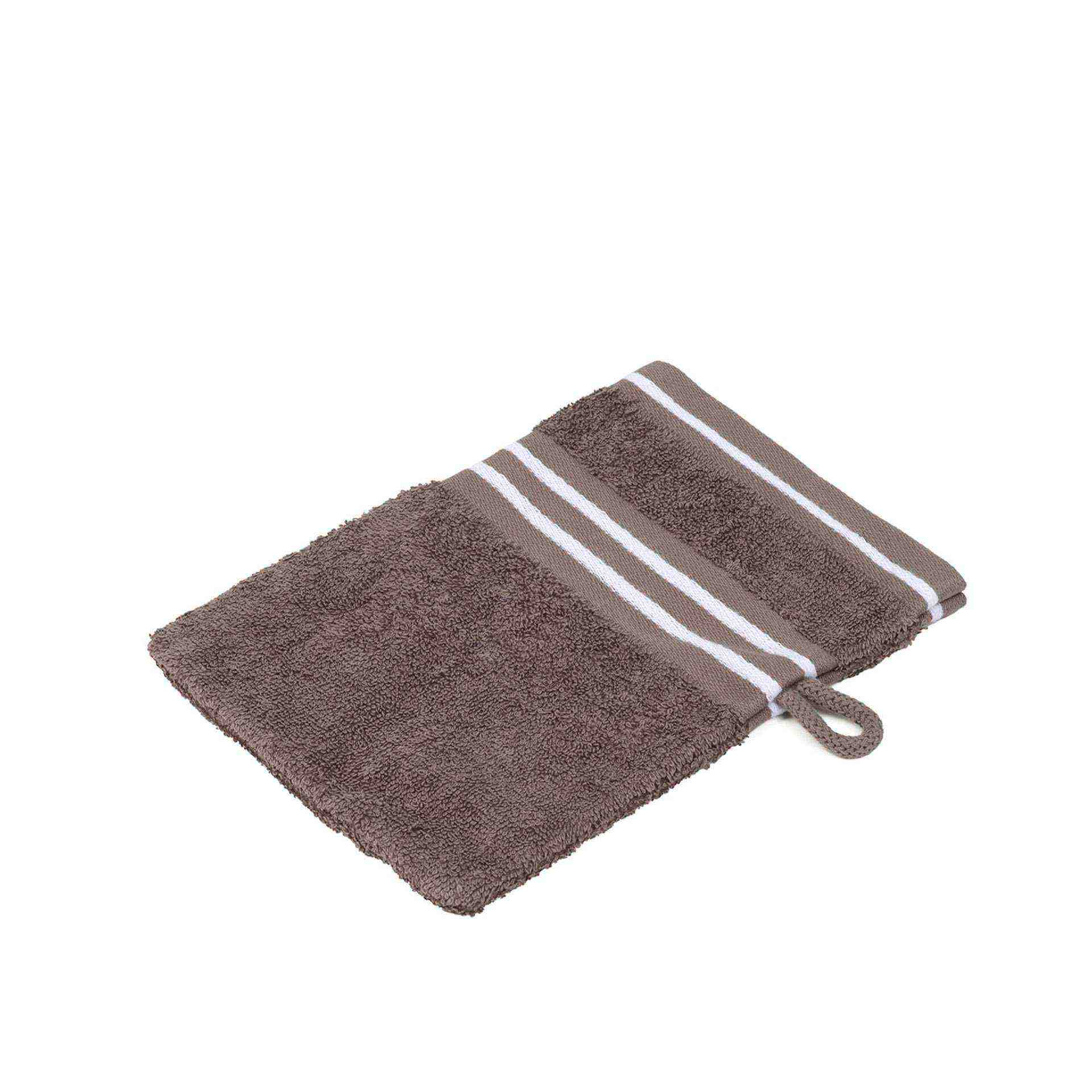Waschhandschuh - Serie RIO - taupe - Abm. 16 x 21 cm - Baumwolle - 140-92-1-D