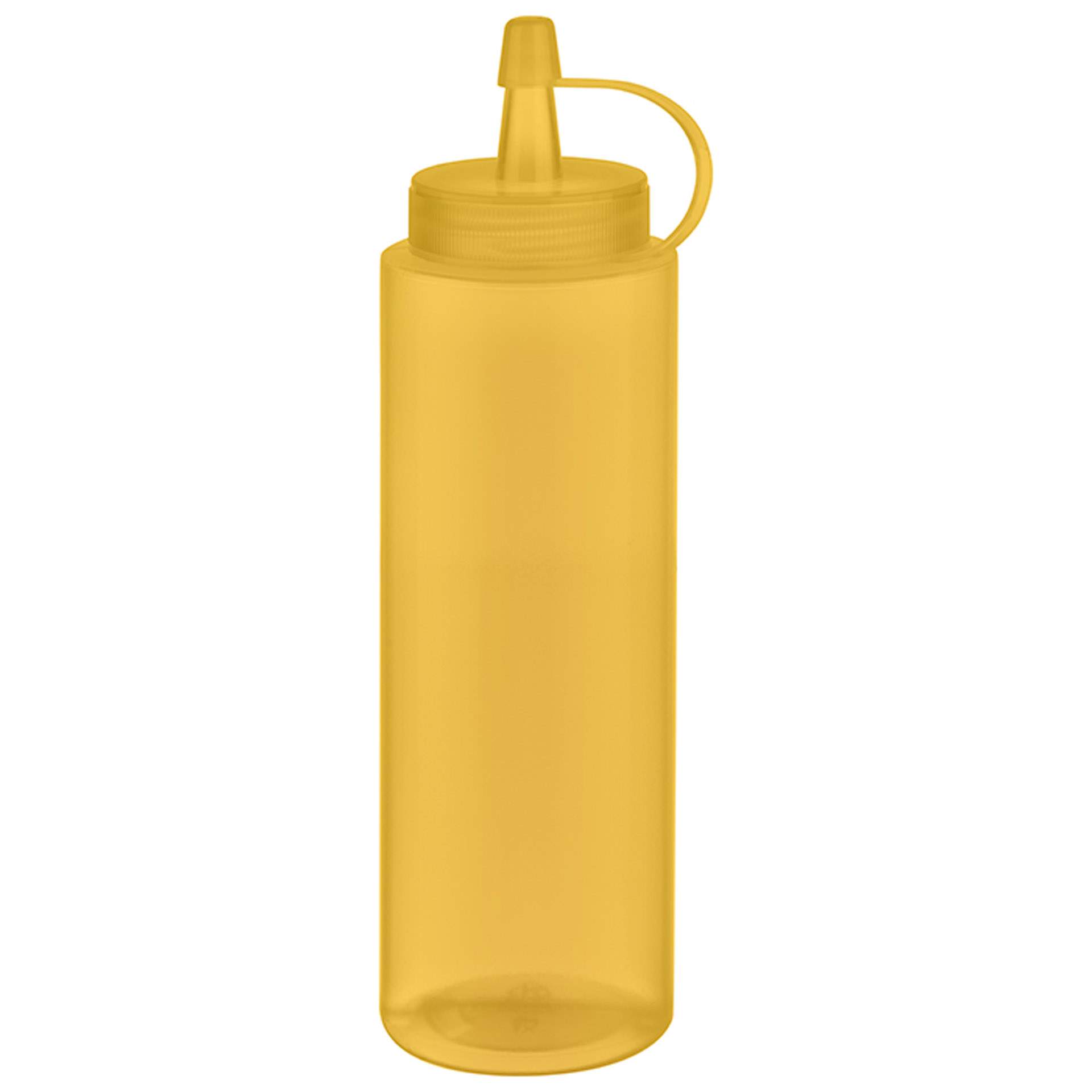 Quetschflasche - 6er Set - gelb - Höhe 18 cm - Ø 5 cm - Inhalt 0,26 l - Polyethylen - 93251-B