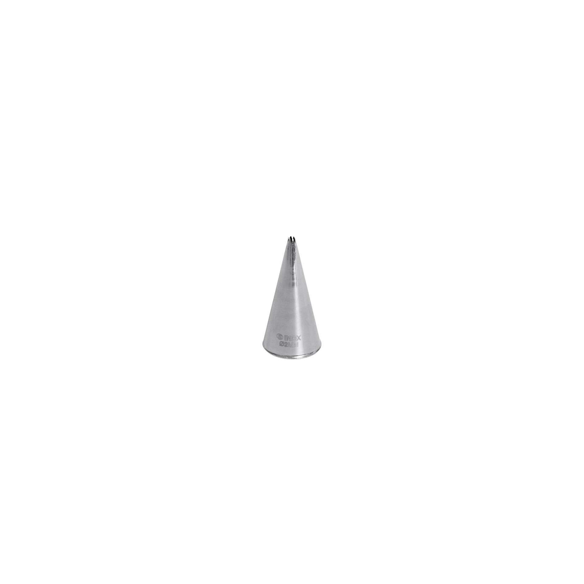 Sterntüllen - Ø: 2 mm - Abm. 2,5 x 2,5 x 5,0 cm - Edelstahl - 197550-C