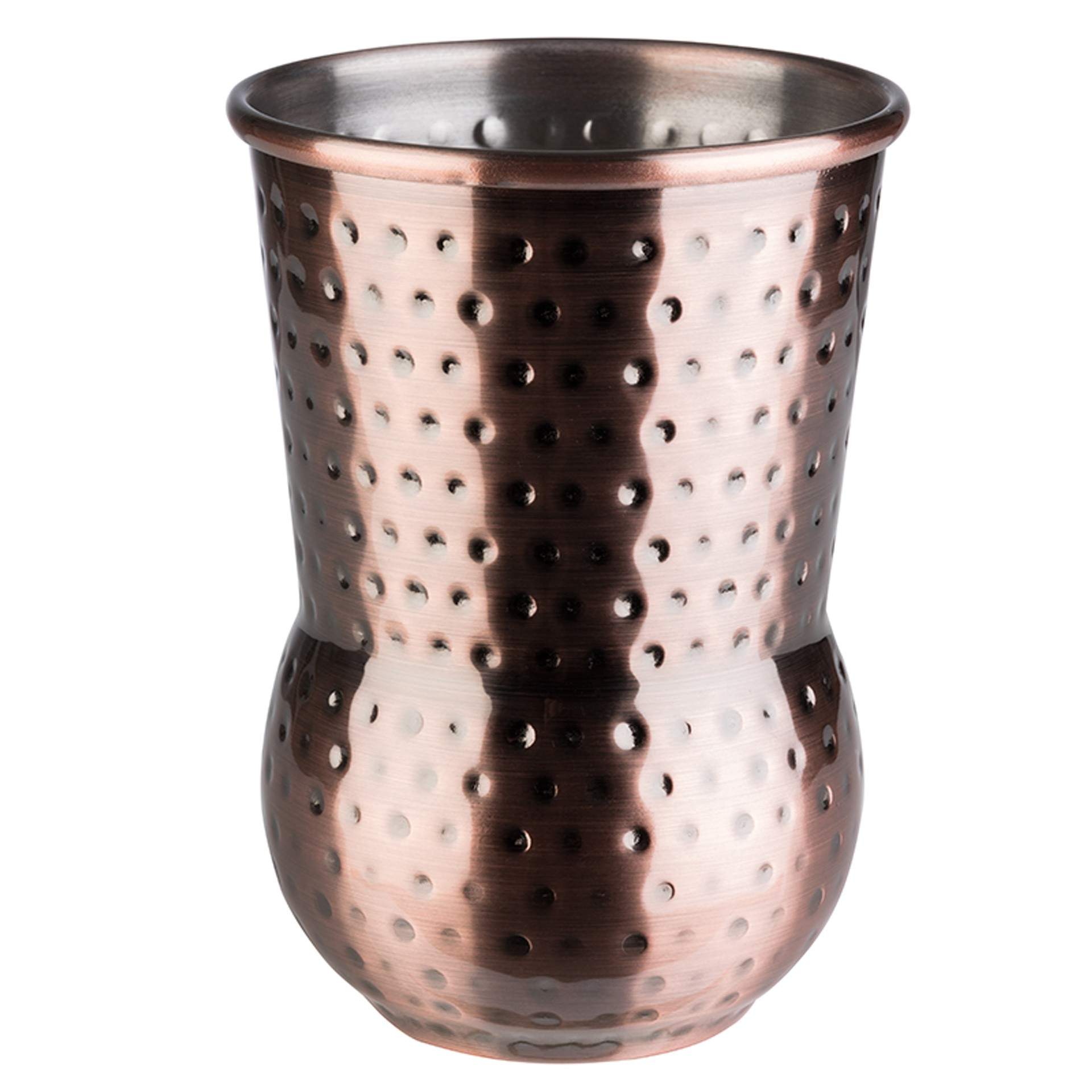 Becher - Serie Julpe Mug - kupferoptik - rund - Abm. 11,5 cm - Ø 8,0 cm - Inhalt 0,40 l - Edelstahl - 93336-B