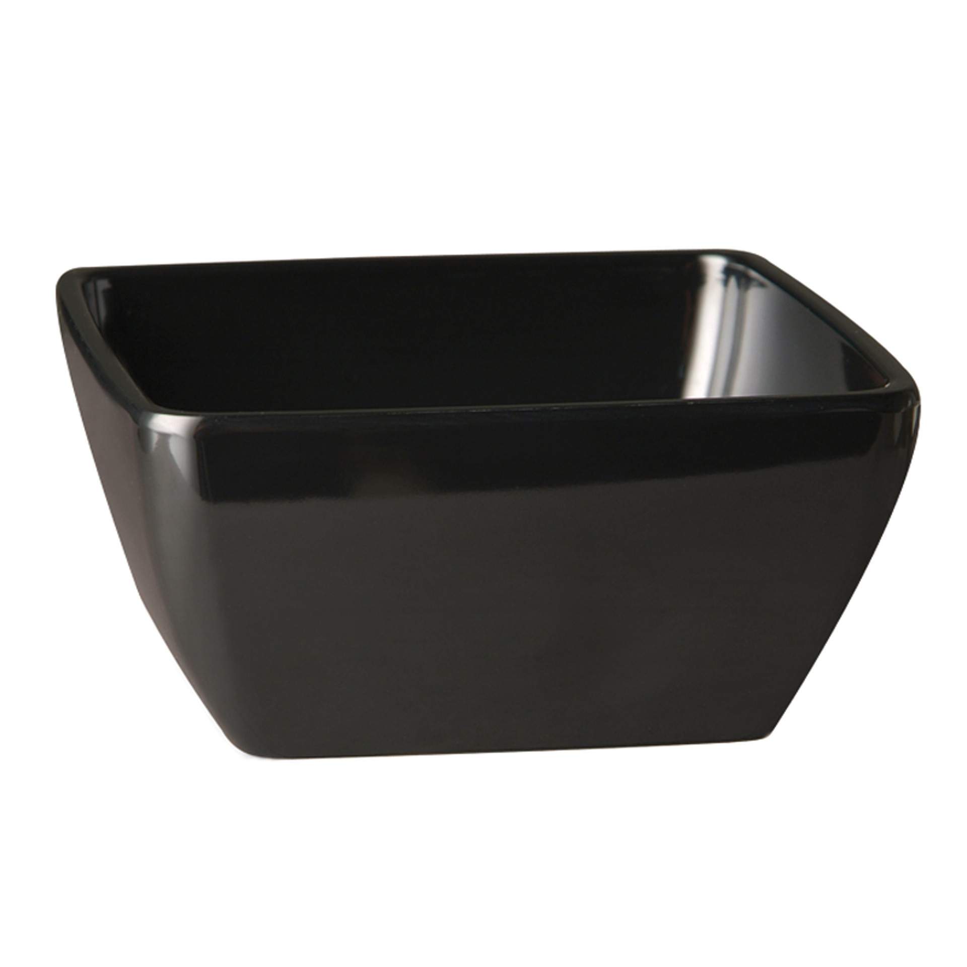Schale - Serie Pure Color - schwarz - rechteckig - Abm. 25 x 25 x 12 cm - Inhalt 3,8 l - Melamin - 83469-B