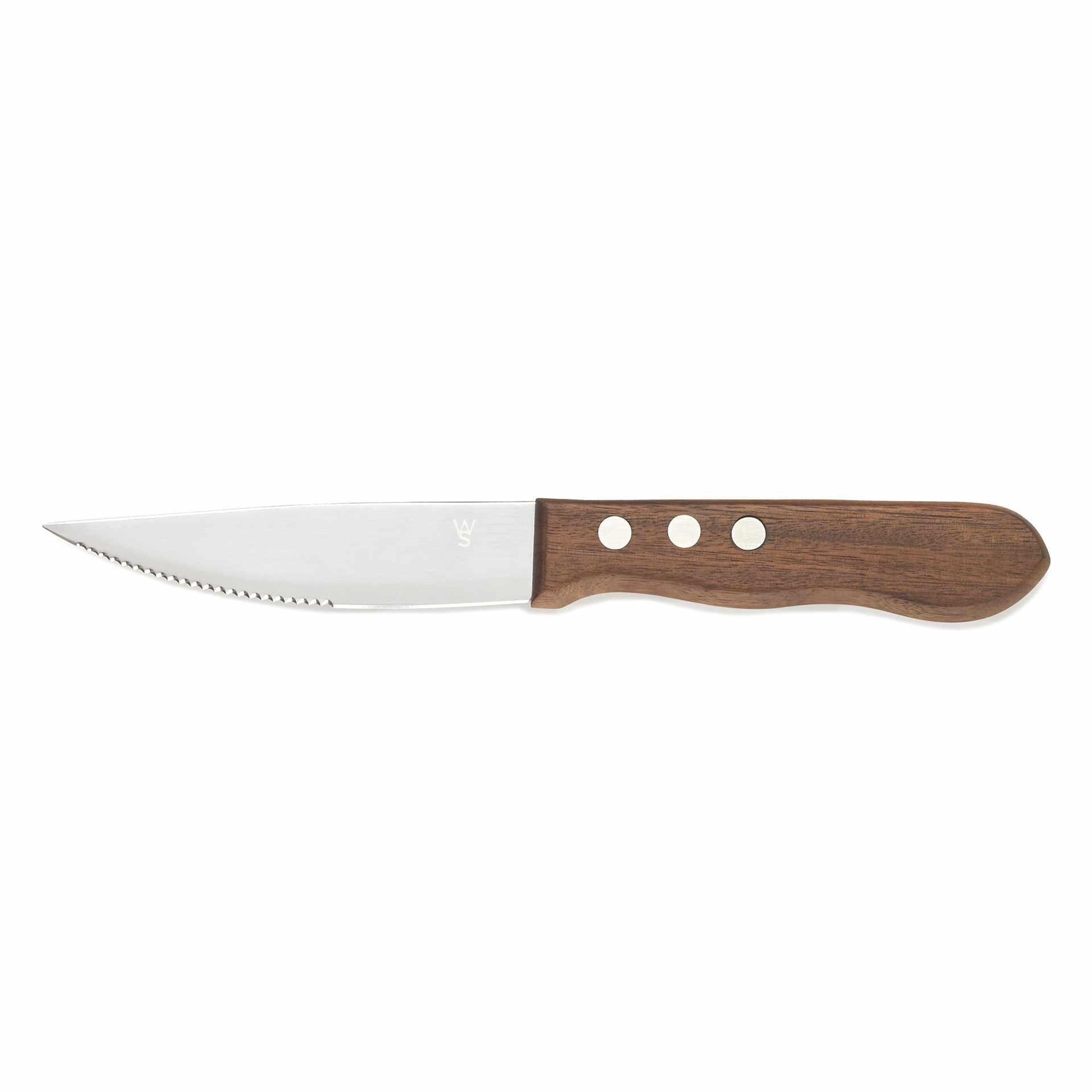 Steakmesser - Pakkaholzgriff - Chromstahl 13/0 / Pakkaholz