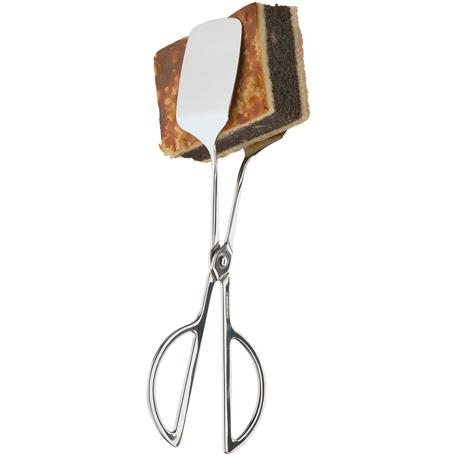 Brot- und Gebäckzange - einfache Handhabung - hochglanzpoliert - Abm. 25 cm - Edelstahl - 687-B