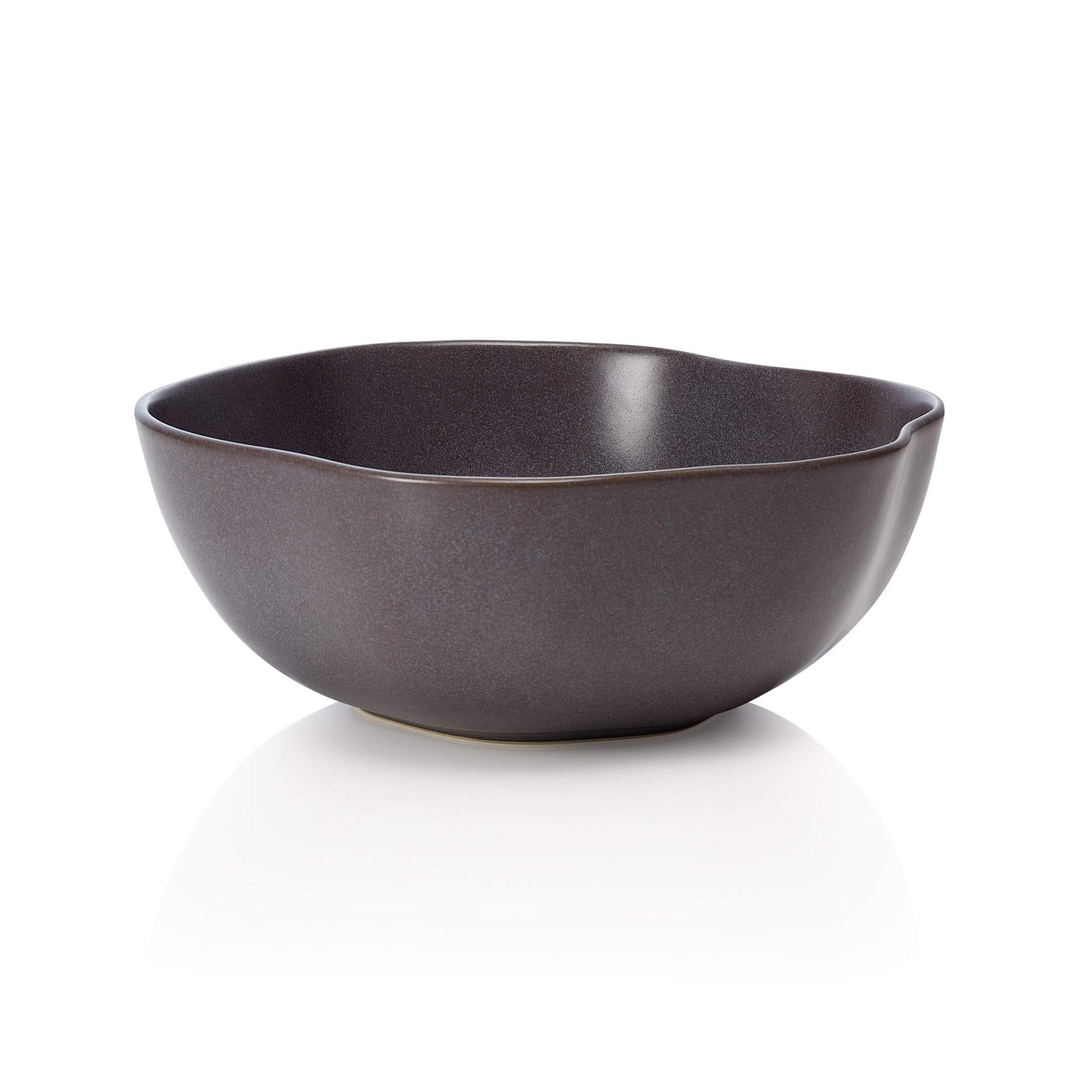 Schale - Serie Organic+ - stone grey - Abm. 10 cm - Ø 28 cm - Steinzeug - 462203028-A