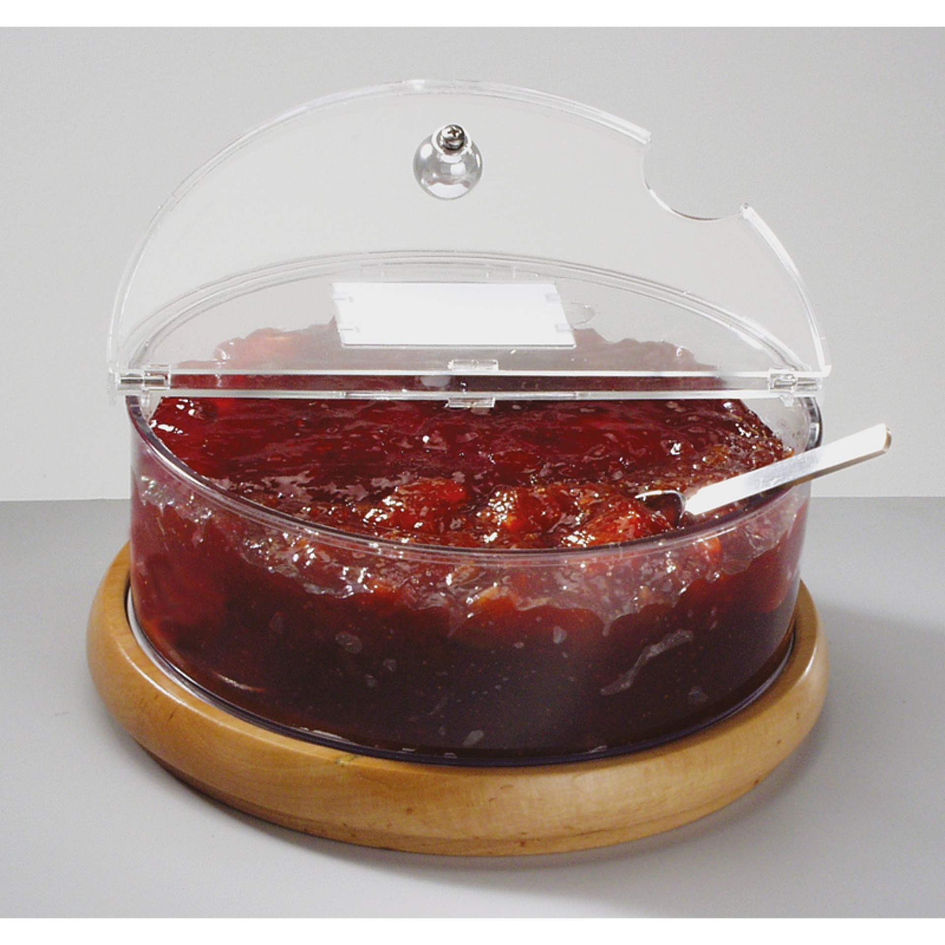 Ersatzschale - für Kühlschale (11817-B) - transparent - rund - Abm. 8,0 cm - Ø 22,0 cm - Polycarbonat - 11846-B