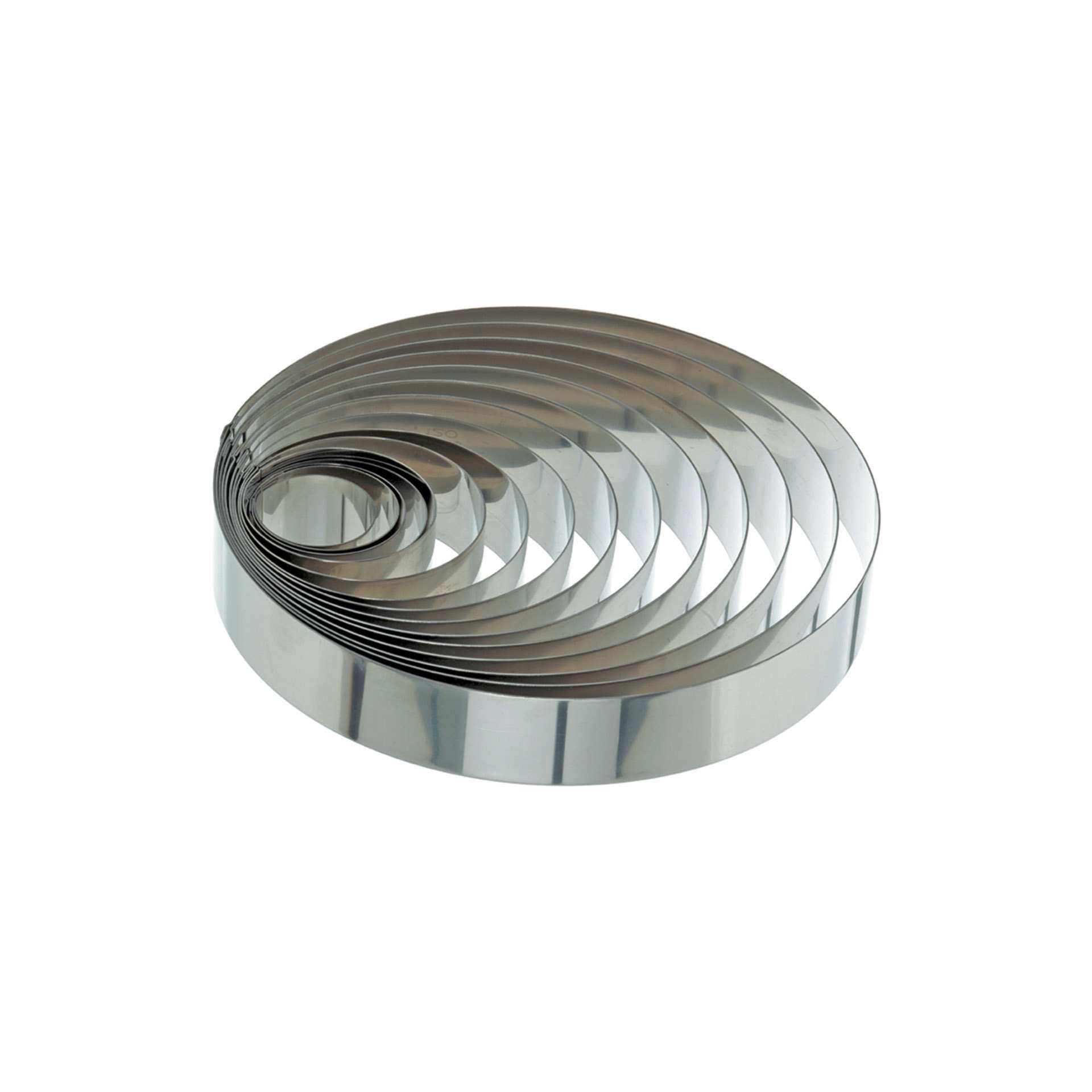 Tortenring - Abm. 28,0 x 28,0 x 4,5 cm - Edelstahl - 163280-C