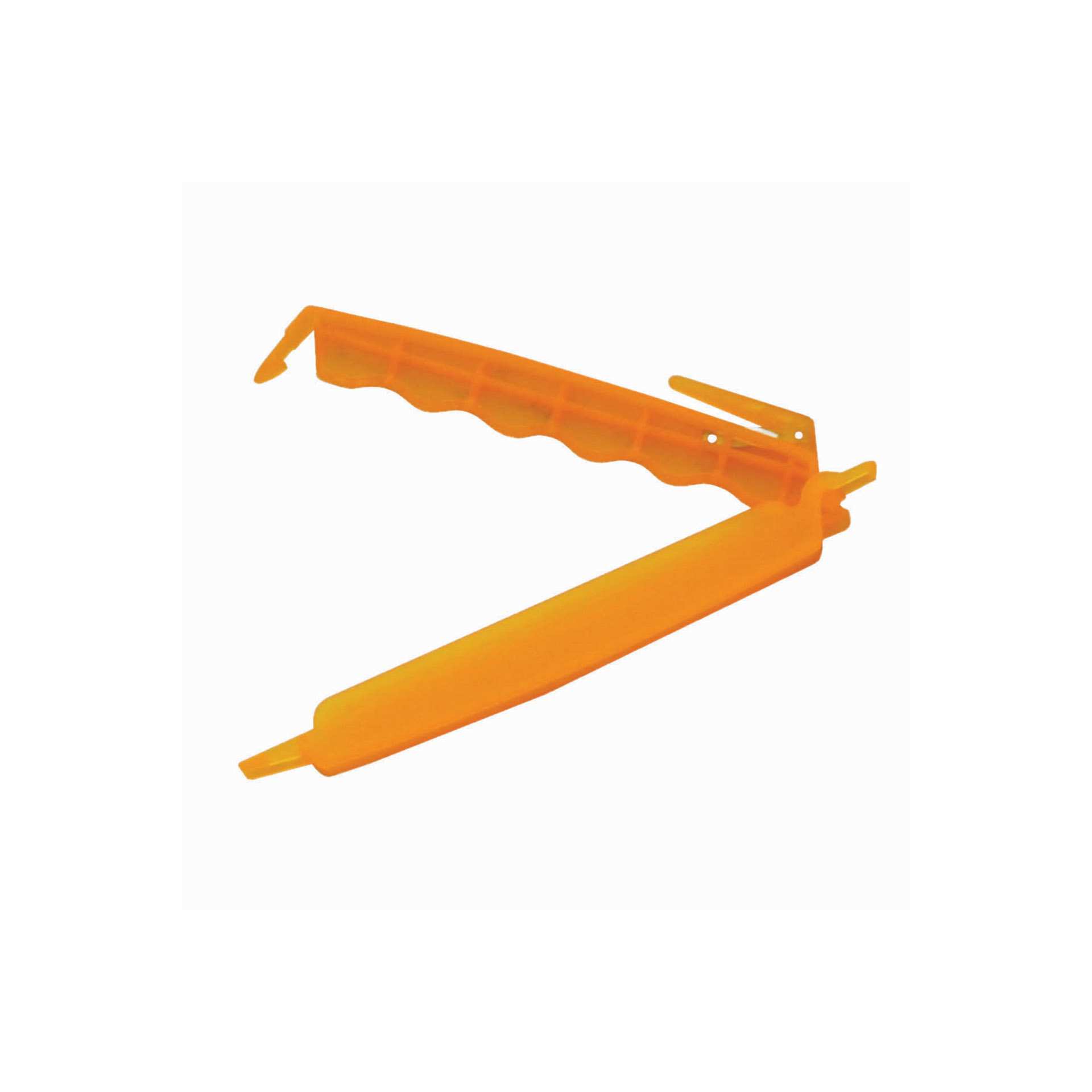 Verschluss-Clip - mit Messer - orange - Abm. 15,0 x 8,5 x 3,0 cm - Polypropylen - 391900-C