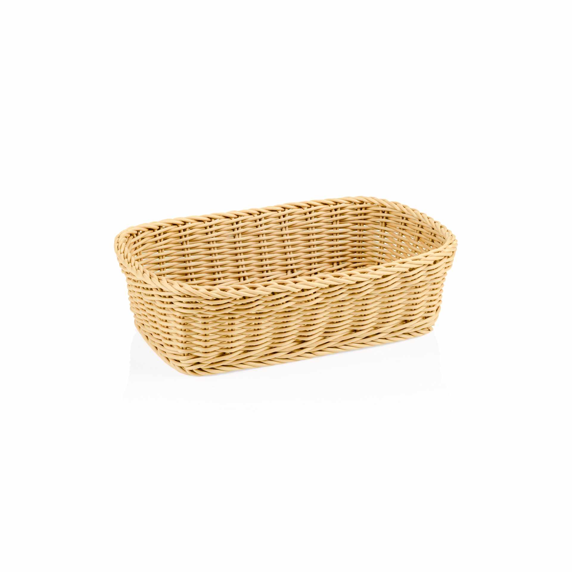 Korb - hellbeige - Abm. 31 x 21 x 9 cm - Polypropylen - 5070331-A