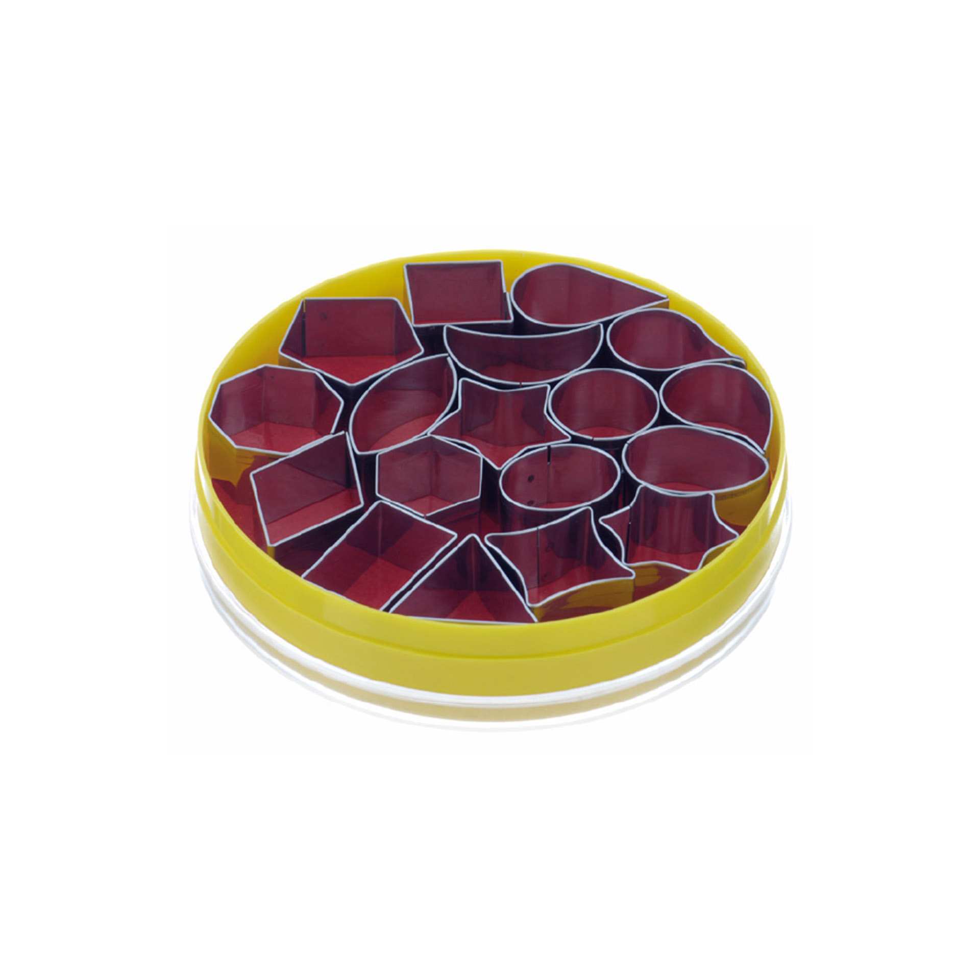 Dekor-Ausstecher - Geometrie - Abm. 16,0 x 16,0 x 4,0 cm - Edelstahl - 199650-C