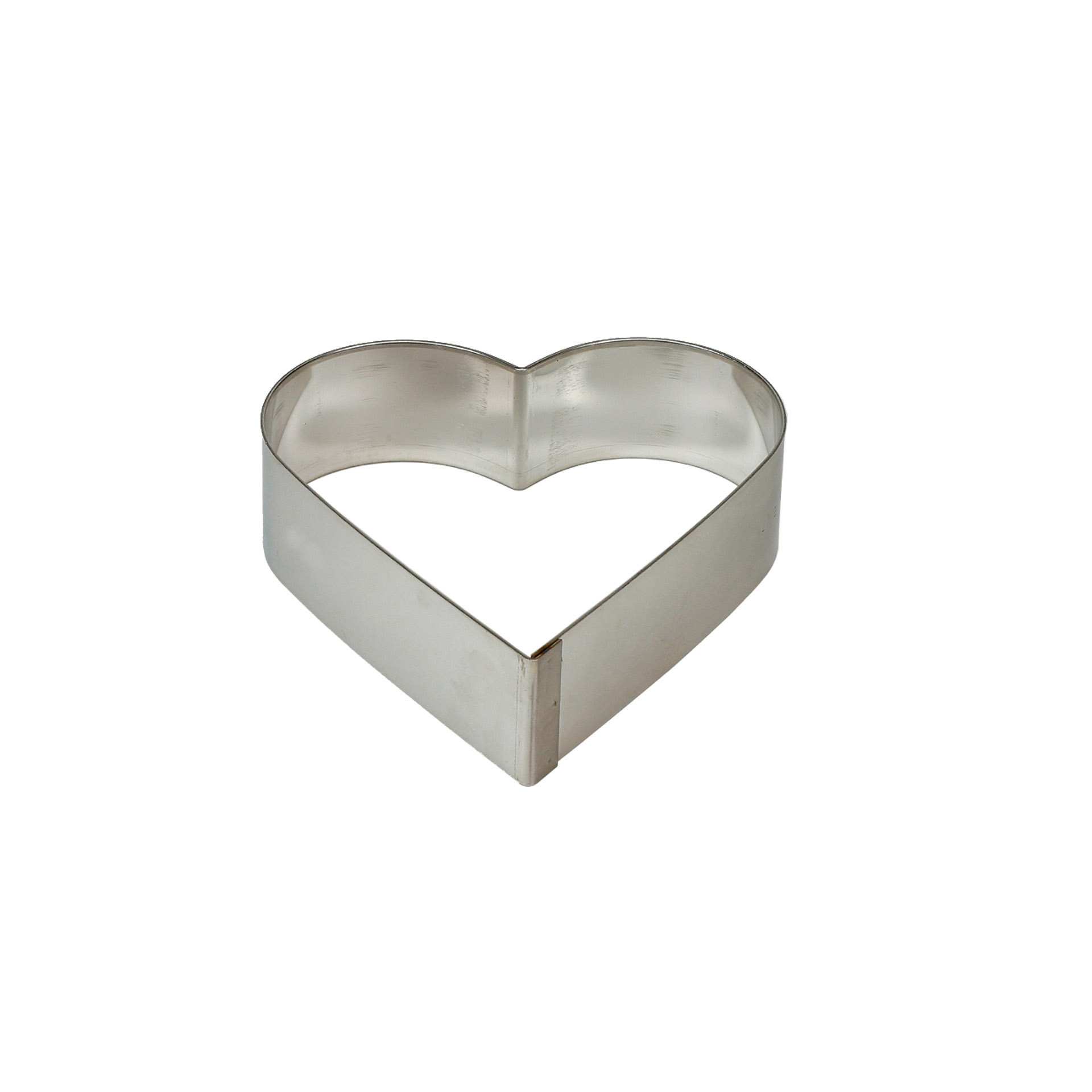 Tortenring - Herz - Ø 20 cm - Höhe 5 cm - Aluminium - 155072-C