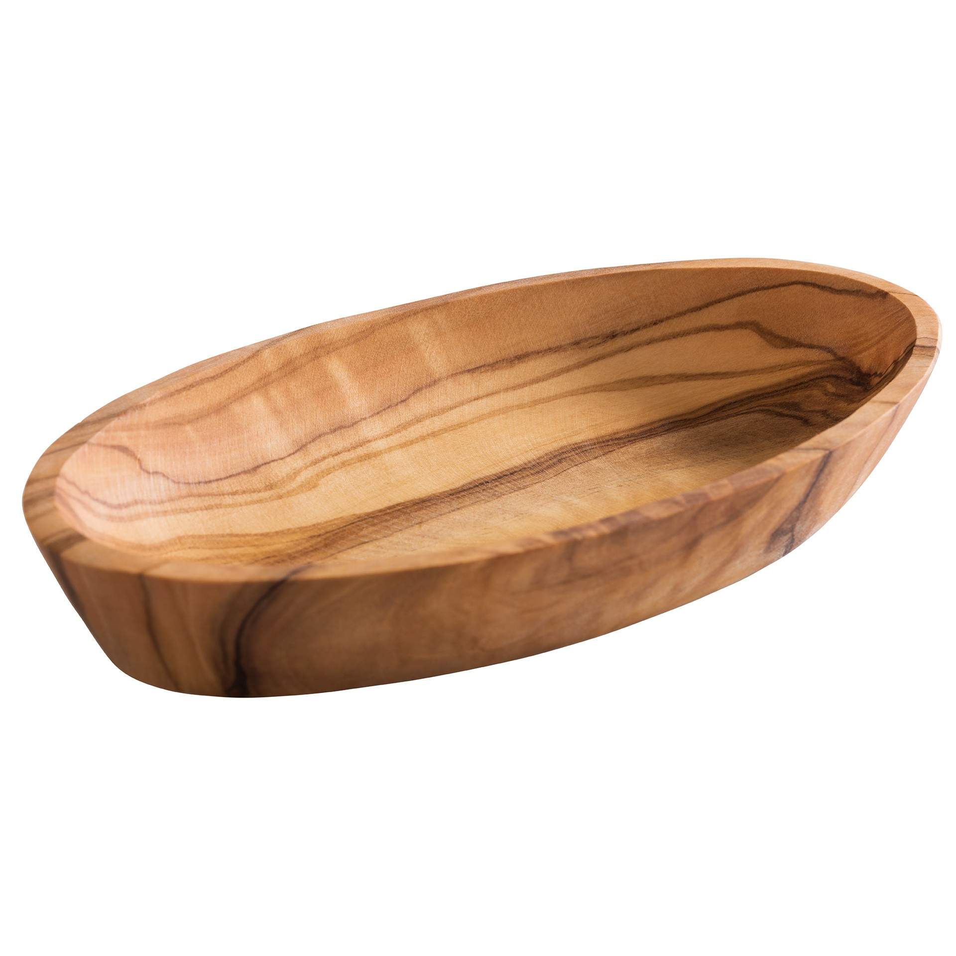 Schale - Serie Olive - natur - oval - Abm. 16,5 x 9,5 x 2,5 cm - Inhalt 0,10 l - Holz - 844-B