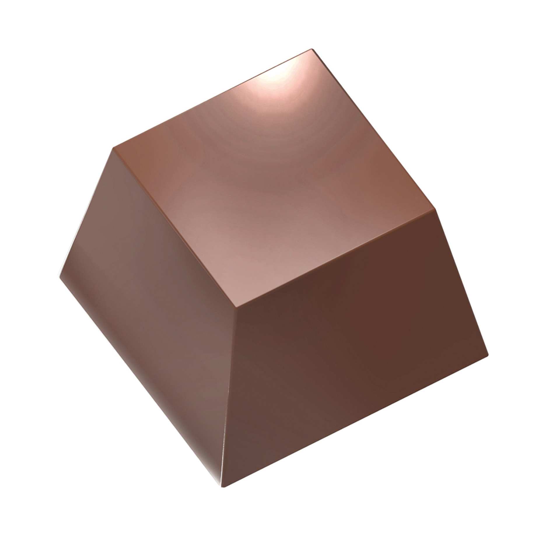 Schokoladen-Form - Blankowürfel - Abm. 27,5 x 13,5 x 2,4 cm - Polycarbonat - 421630-C