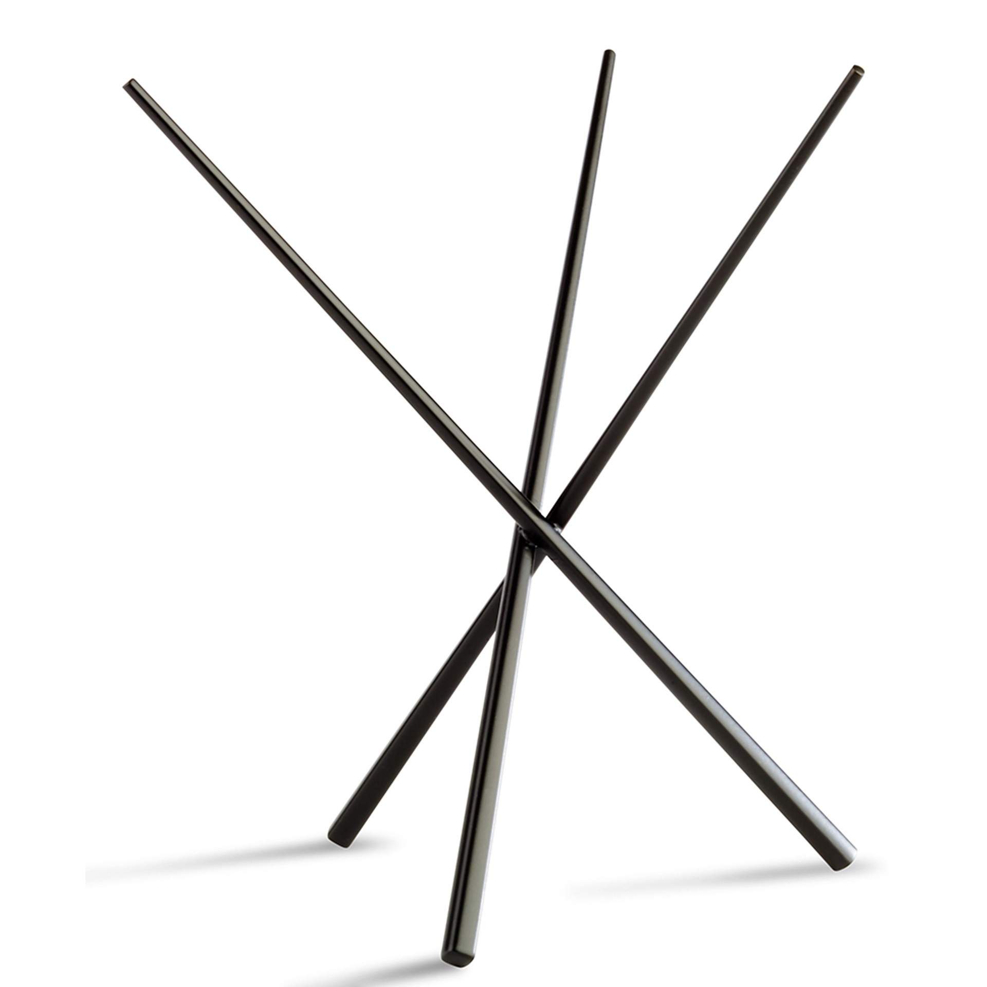 Buffet-Ständer - 18/10 - Serie Asia Plus - schwarz - Abm. 20,0 cm - Ø 16,5 cm - Edelstahl - 15514-B