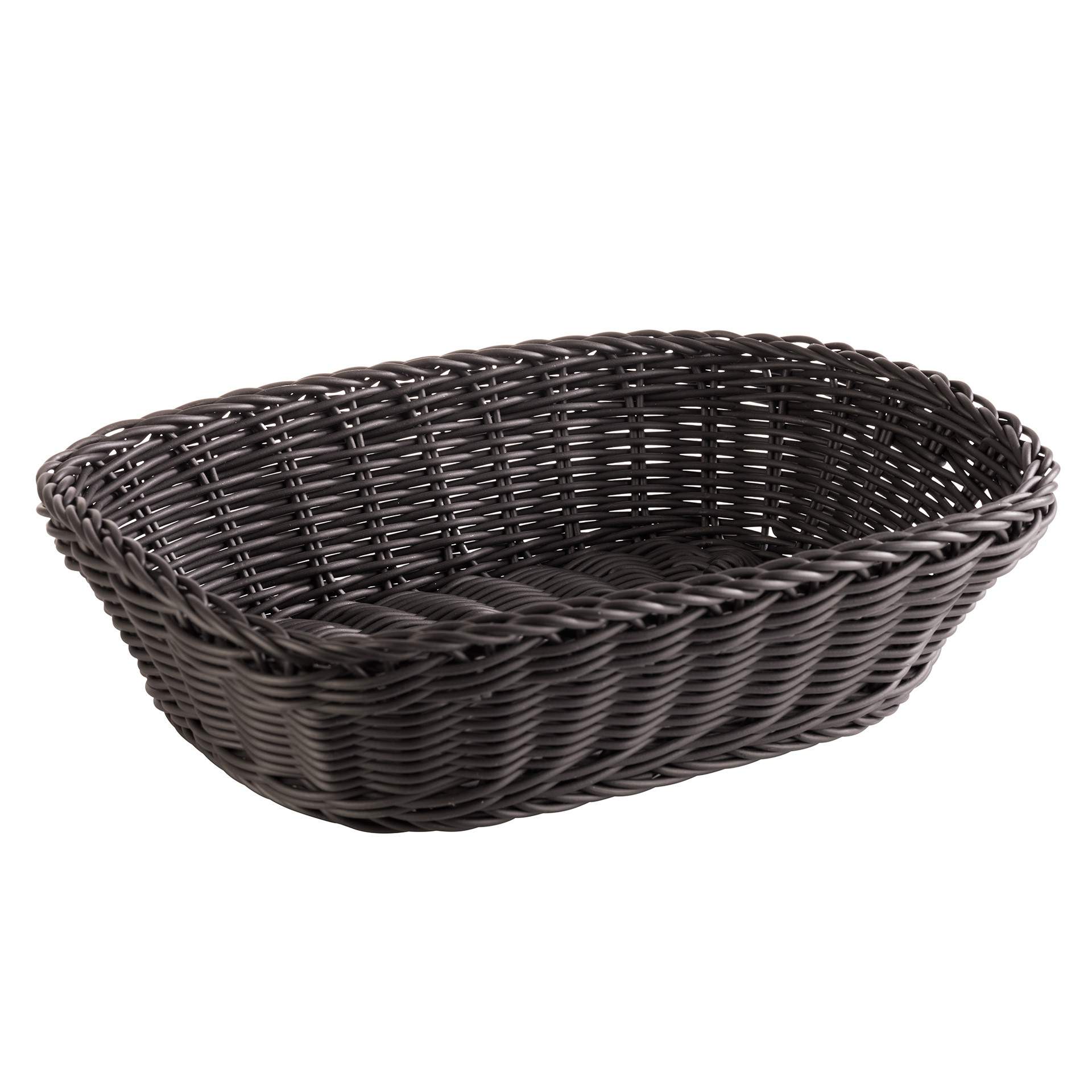 Korb - Serie Profi Line - schwarz - rechteckig - Abm. 26,5 x 19,0 x 7 cm - Polypropylen - 50702-B
