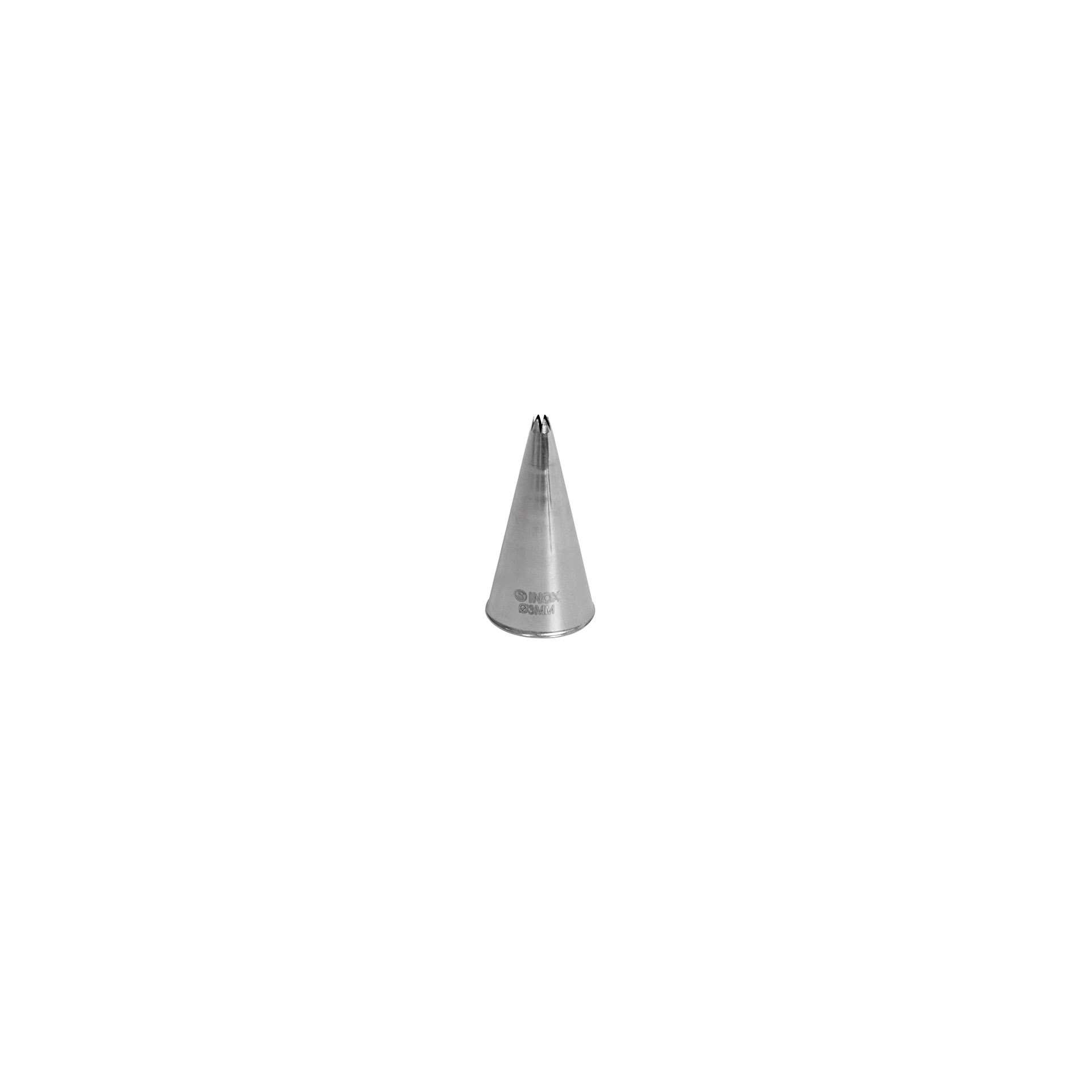 Sterntüllen - Ø: 3 mm - Abm. 2,5 x 2,5 x 5,0 cm - Edelstahl - 197551-C