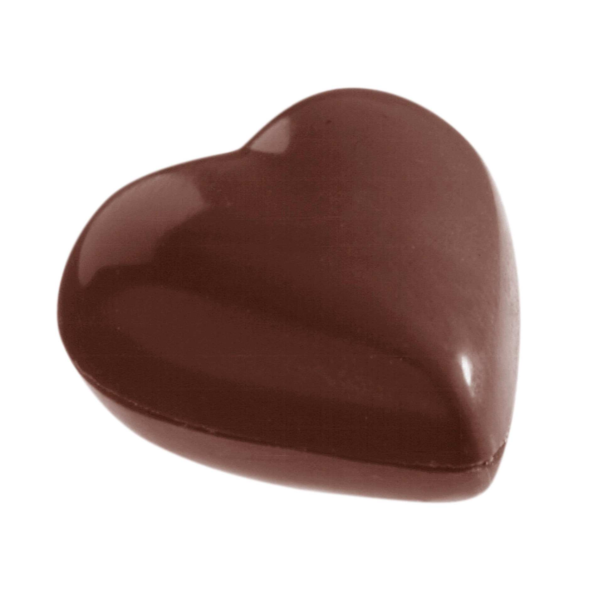 Schokoladen-Form - Herz - Abm. 27,5 x 13,5 x 2,4 cm - Polycarbonat - 421280-C