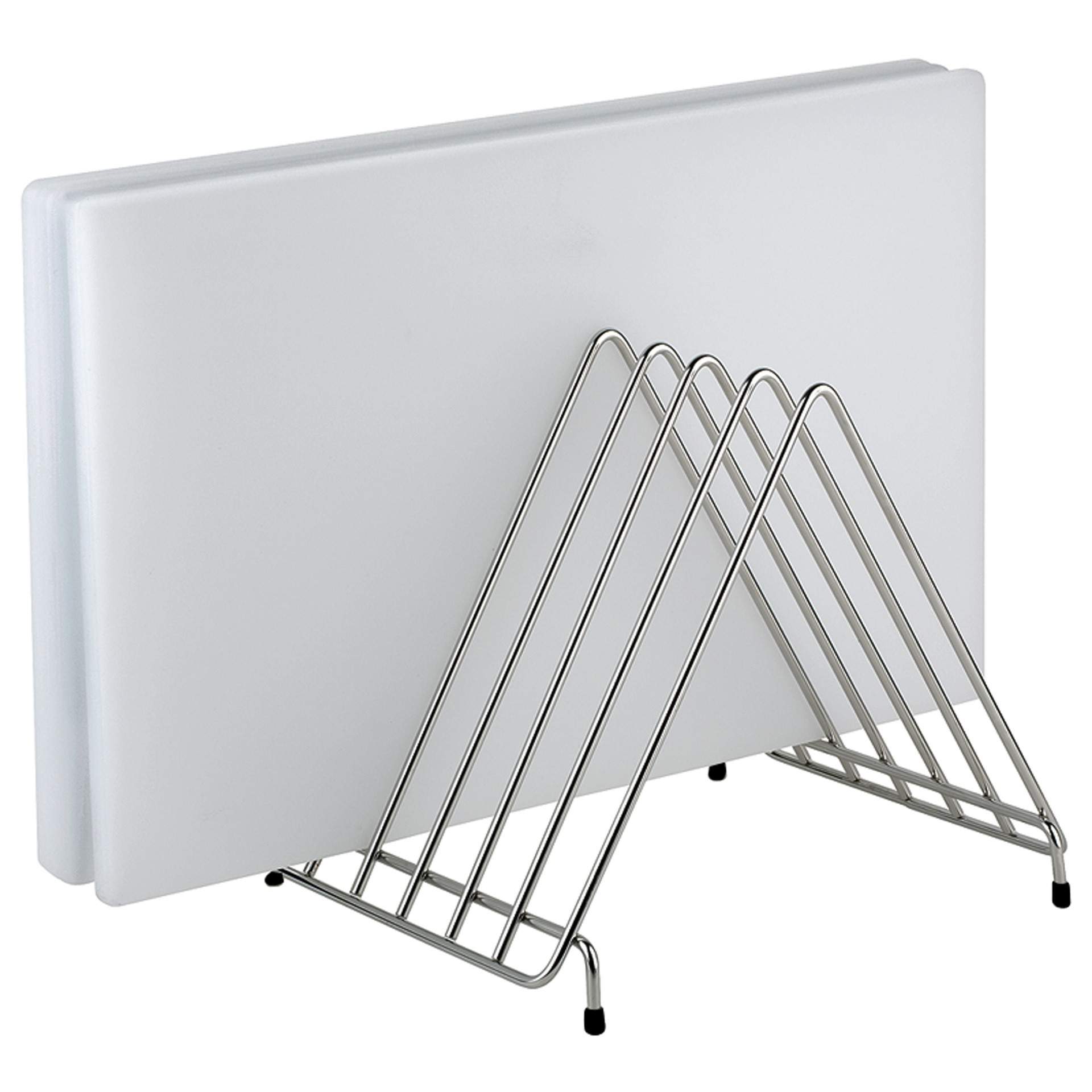Schneidbrett-Ständer - für 6 Schneidbretter - Abm. 27 x 31 x 28 cm - Edelstahl - 88903-B