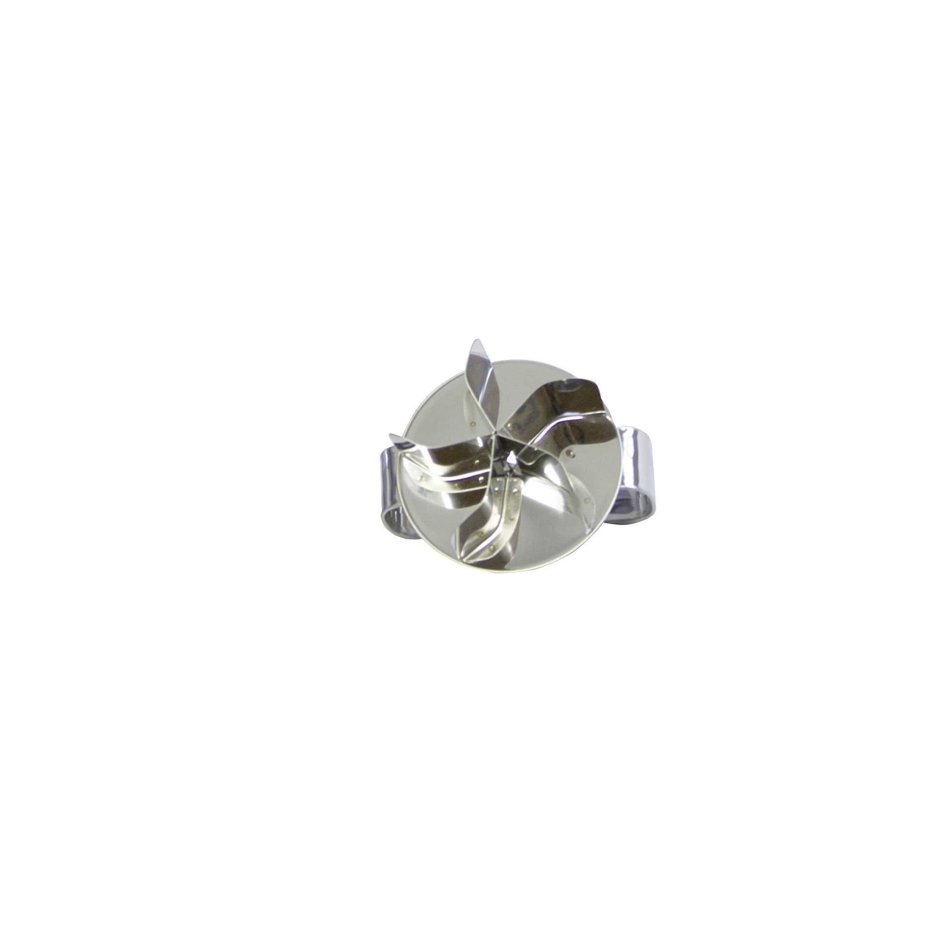 Kaisersemmeldrücker - klein, ohne Loch - Ø 65 mm - Abm. 8,2 x 6,5 x 5,5 cm - Edelstahl - 199581-C