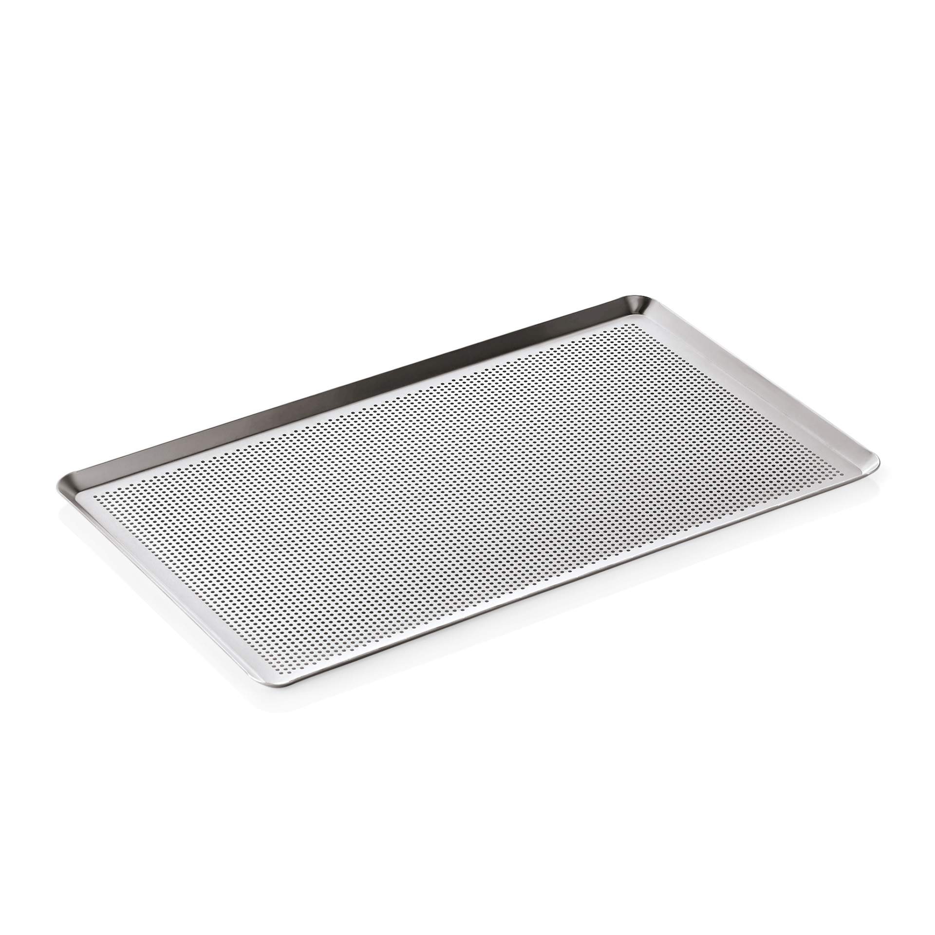Backblech - 3 mm Perforierung - Abm. 1,5 cm - GN 1/1 (530 x 325 mm) - Aluminium - 6816530-A
