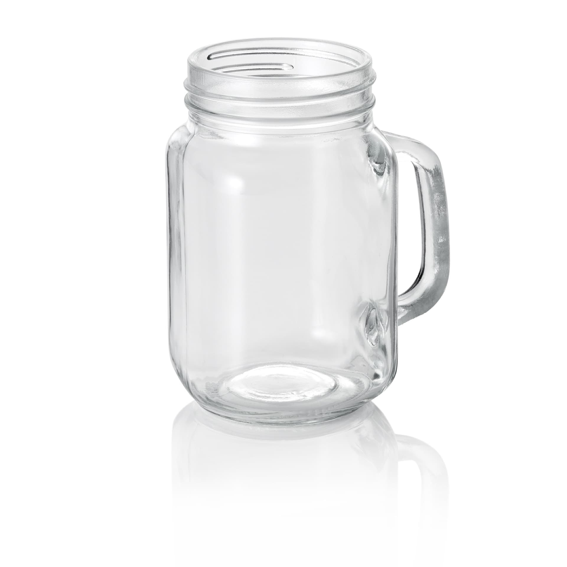 Trinkglas - Abm. 11 x 7,5 x 13 cm - Inhalt 0,45 l - Glas - 1789045-A