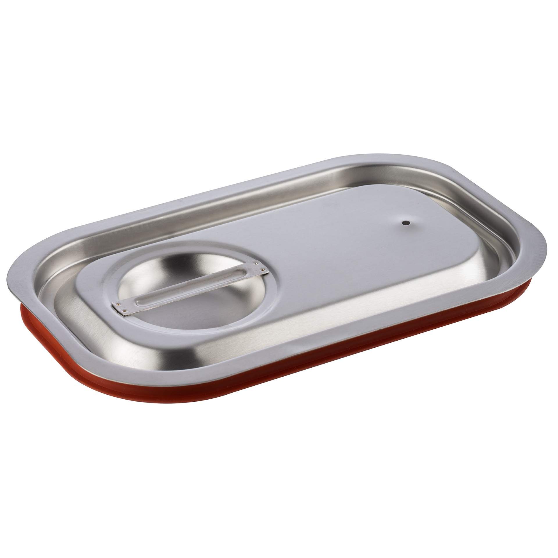 GN-Transport-Steck-Deckel - mit Silikondichtung - GN 1/4 (265 x 162 mm) - Edelstahl - 80026-B