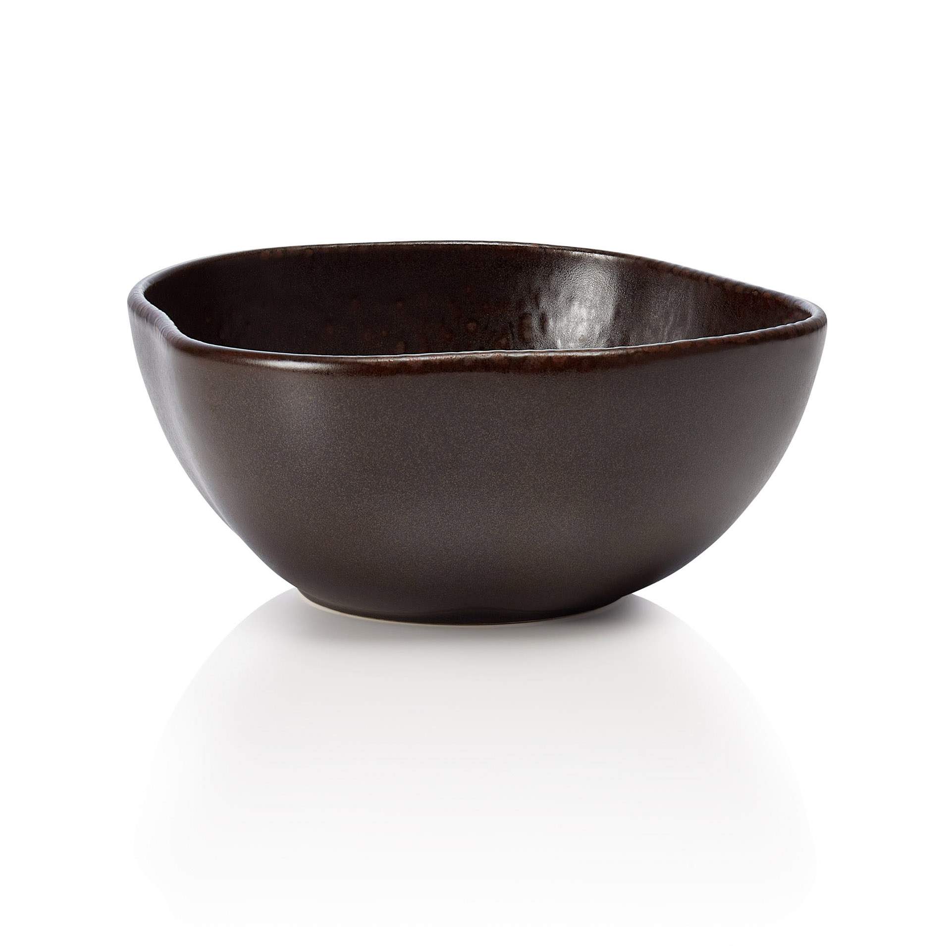 Schale - Set á 6 Stück - Serie Organic+ - metallic brown - Abm. 7 cm - Ø 16 cm - Steinzeug - 462003016-A