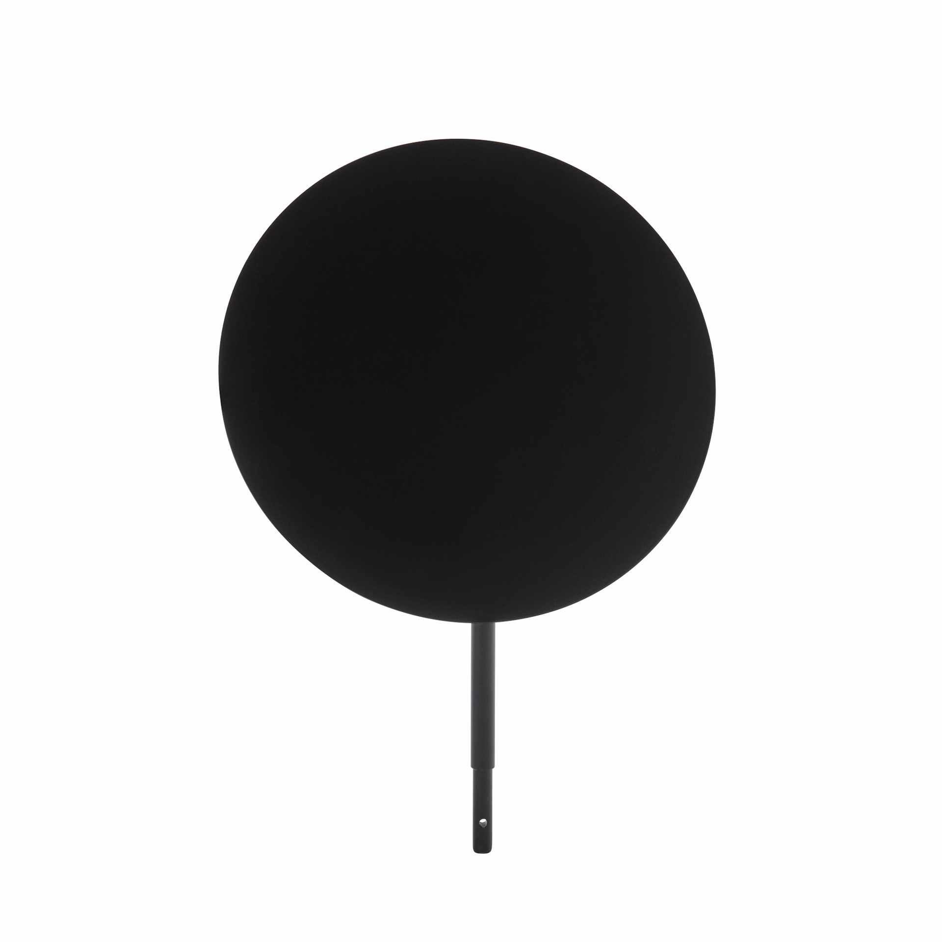 Schild - passend zu Artikel 14030-B - Serie Valo - schwarz - Höhe 33,0 cm - Ø 25 cm - Metall - 14034-B