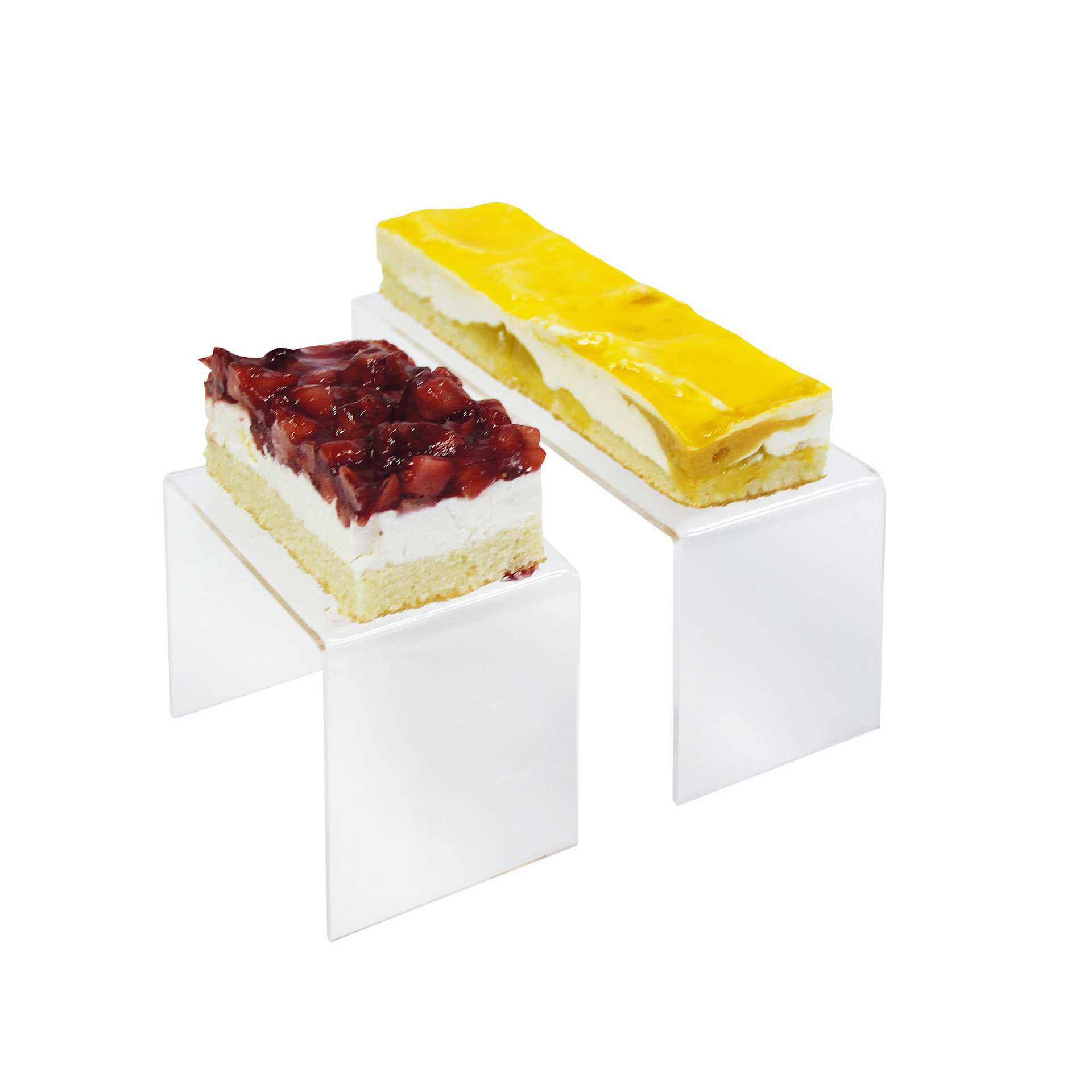 Präsentier-Ständer / Schnittkuchenbrücke - für Artikel 995820 + 997820 - transparent - Abm. 7,0 x 20,6 x 8,0 cm - Acryl - 227576-C