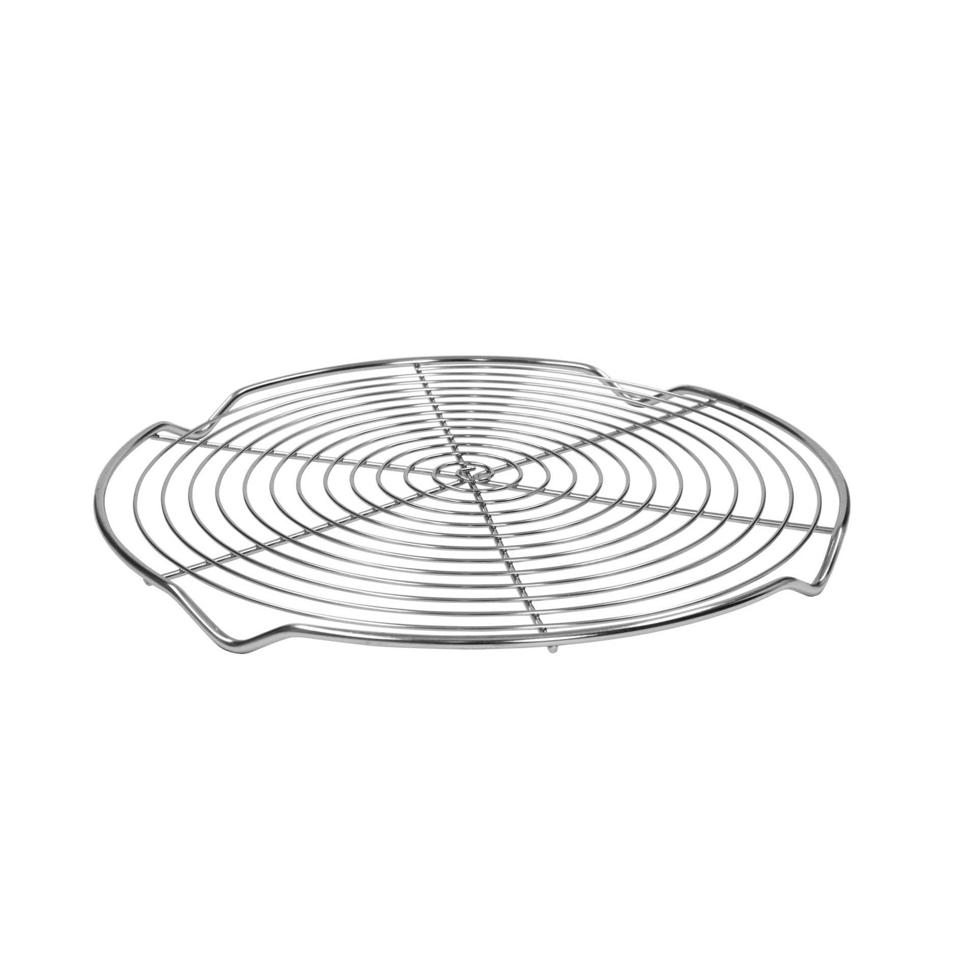 Tortengitter - Spirale - rund - Höhe 1,9 cm - Ø 36,0 cm - Edelstahl - 156131-C