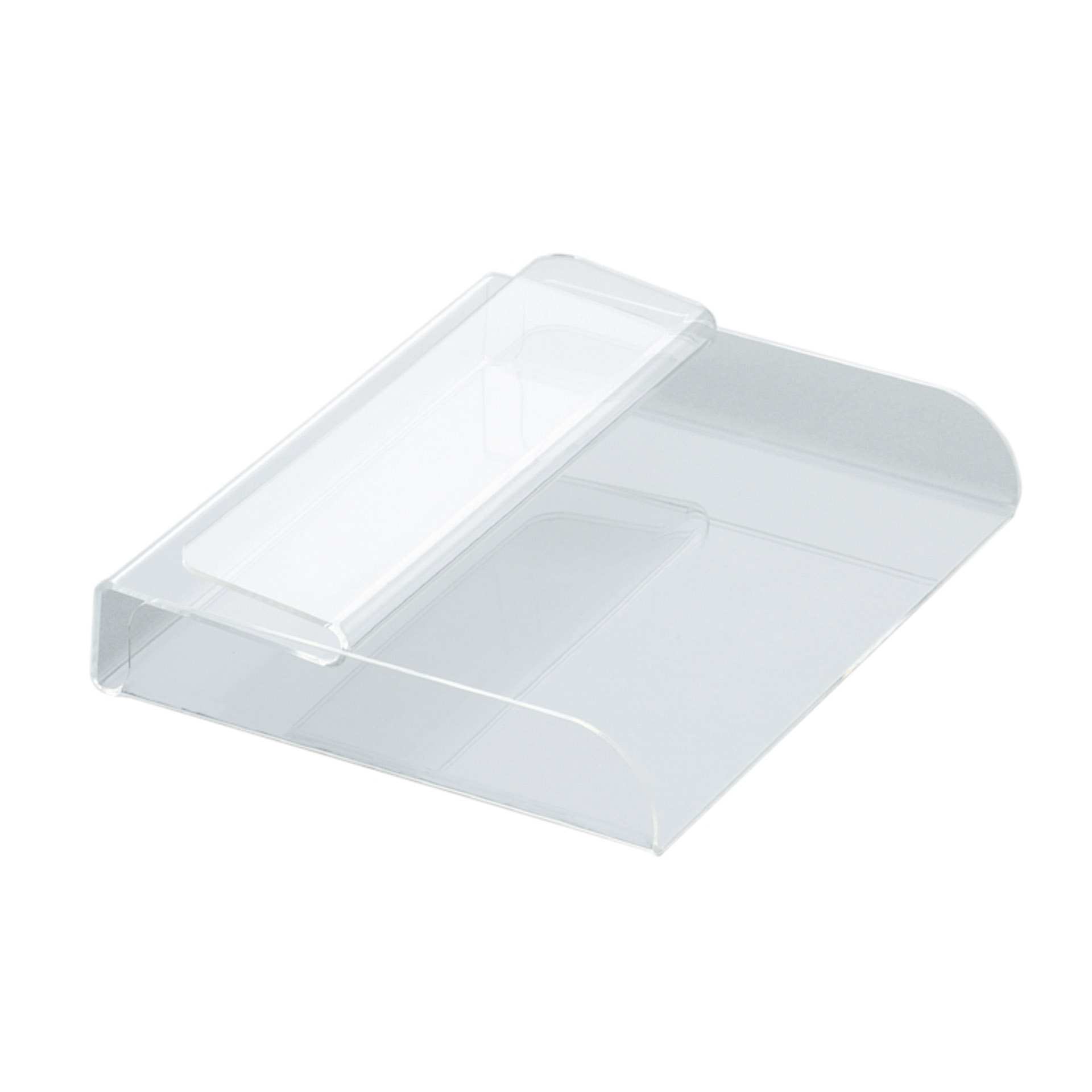 Fettpapierhalter - selbstklemmend - transparent - Abm. 40,0 x 25,0 x 6,5 cm - PMMA - 172003-C