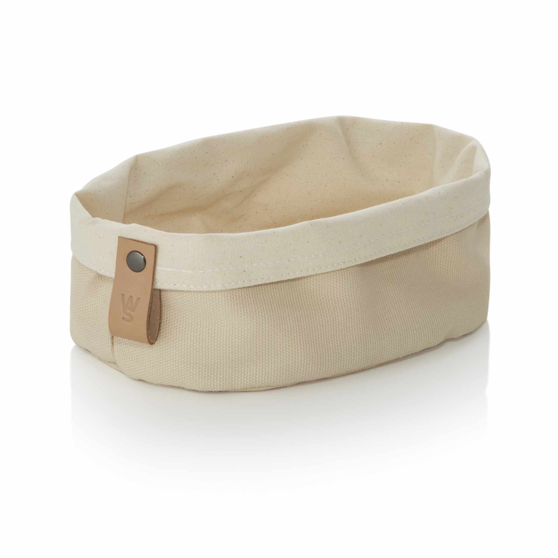 Brottasche - Serie Flip Cotton - cream - Abm. 19 x 15 x 10,0 cm - Canvas