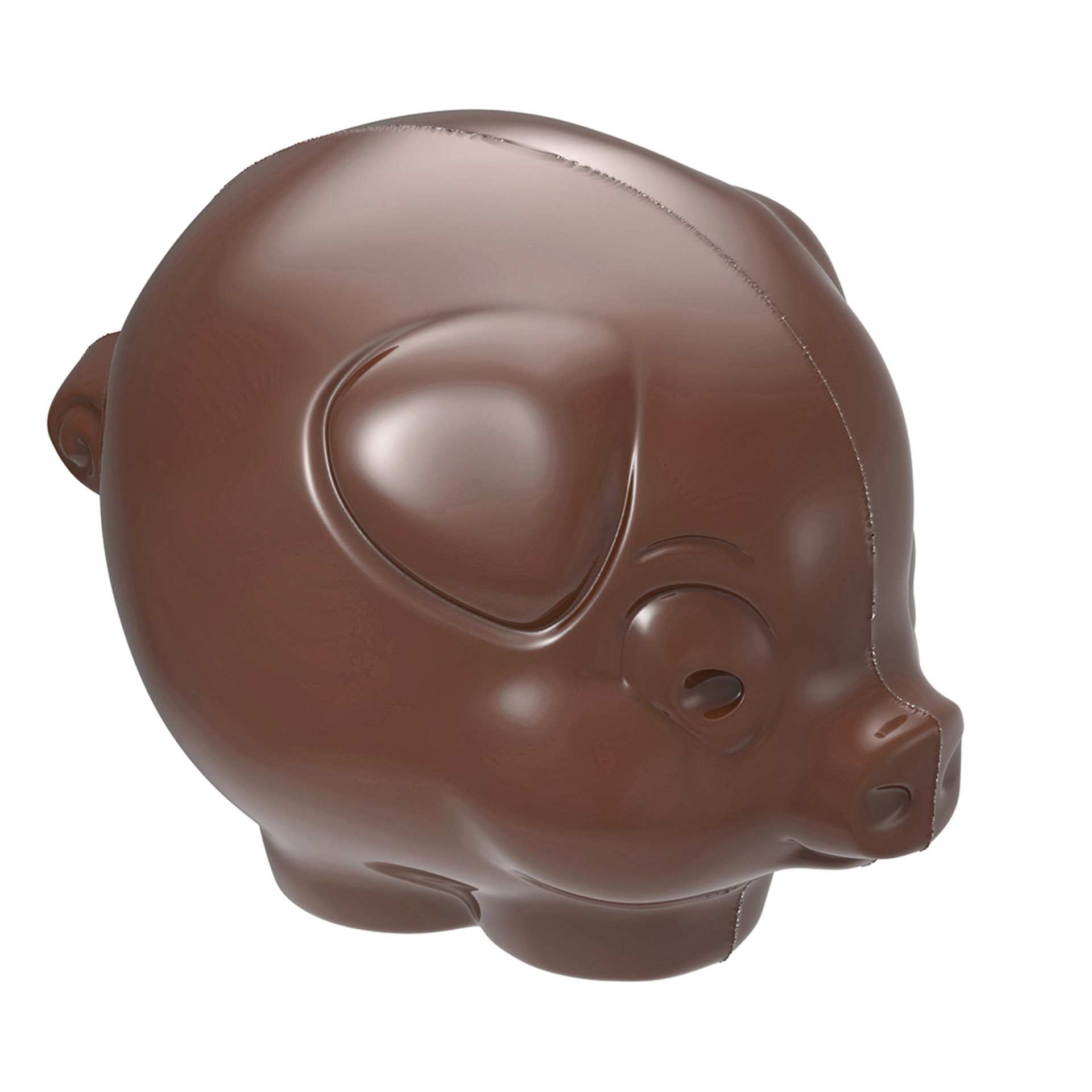 Schokoladen-Form - Schwein - Abm. 27,5 x 13,5 x 2,4 cm - Polycarbonat - 421938-C