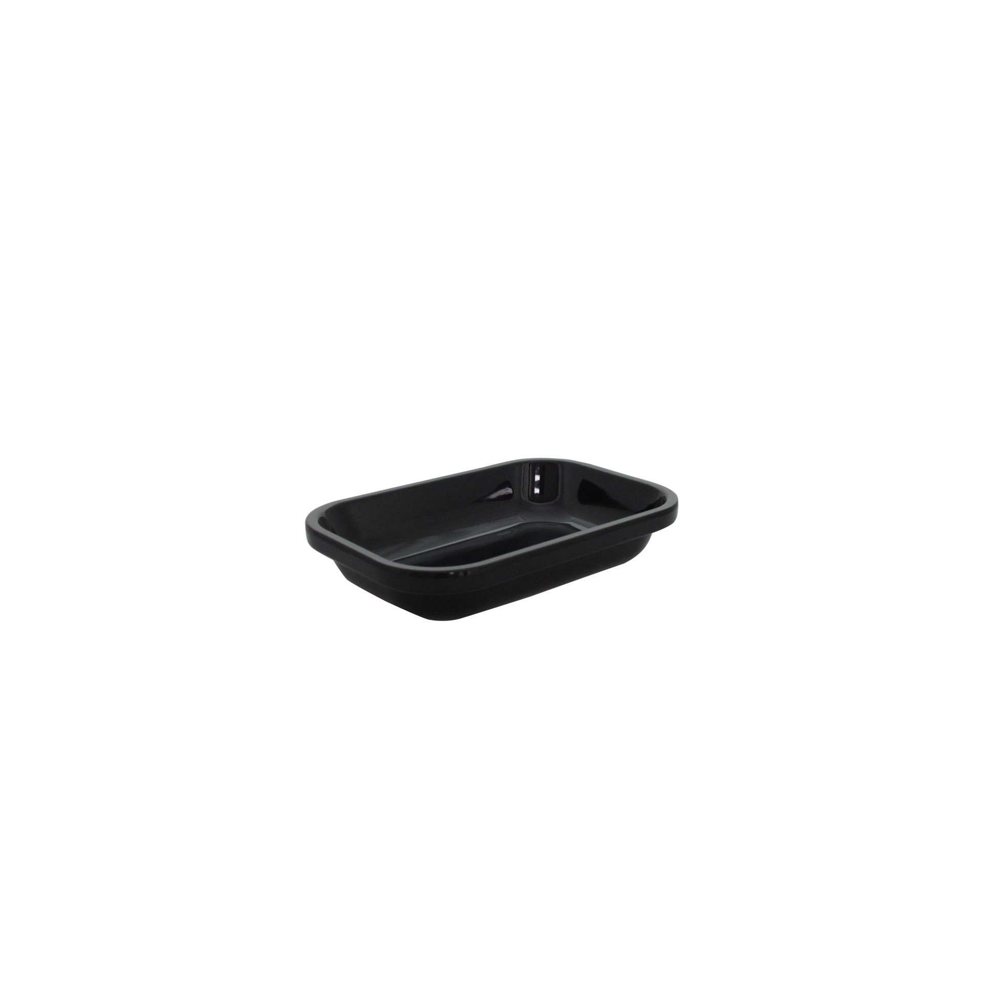 Auslagetablett - schwarz - Abm. 21,0 x 14,0 x 4,3 cm - Melamin - 227140-C