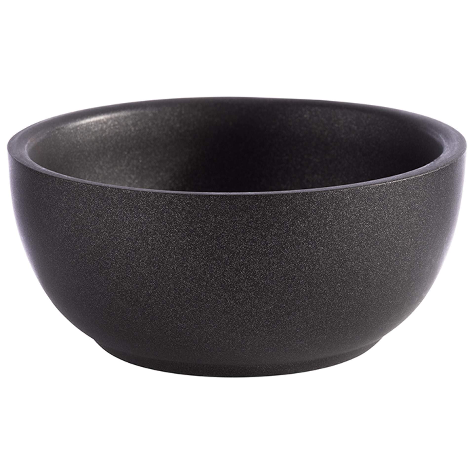 Schale - Serie Levante - grey black - Höhe 4,5 cm - Ø 9,5 cm - Inhalt 0,14 l - Edelstahl - 40701-B