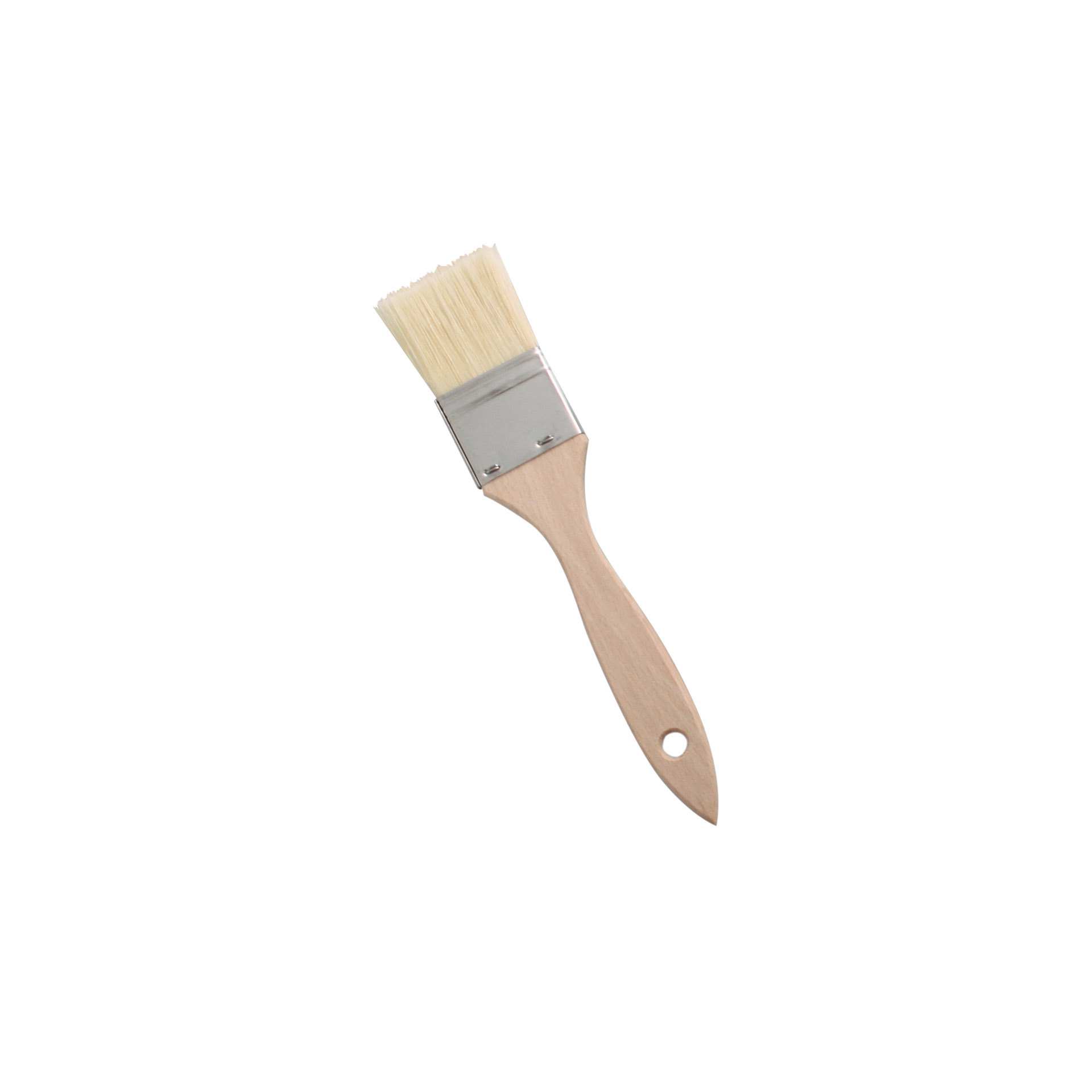 Bäckerpinsel - weiß - Abm. 21,5 x 3,5 x 0,5 cm - Naturborste - 200205-C