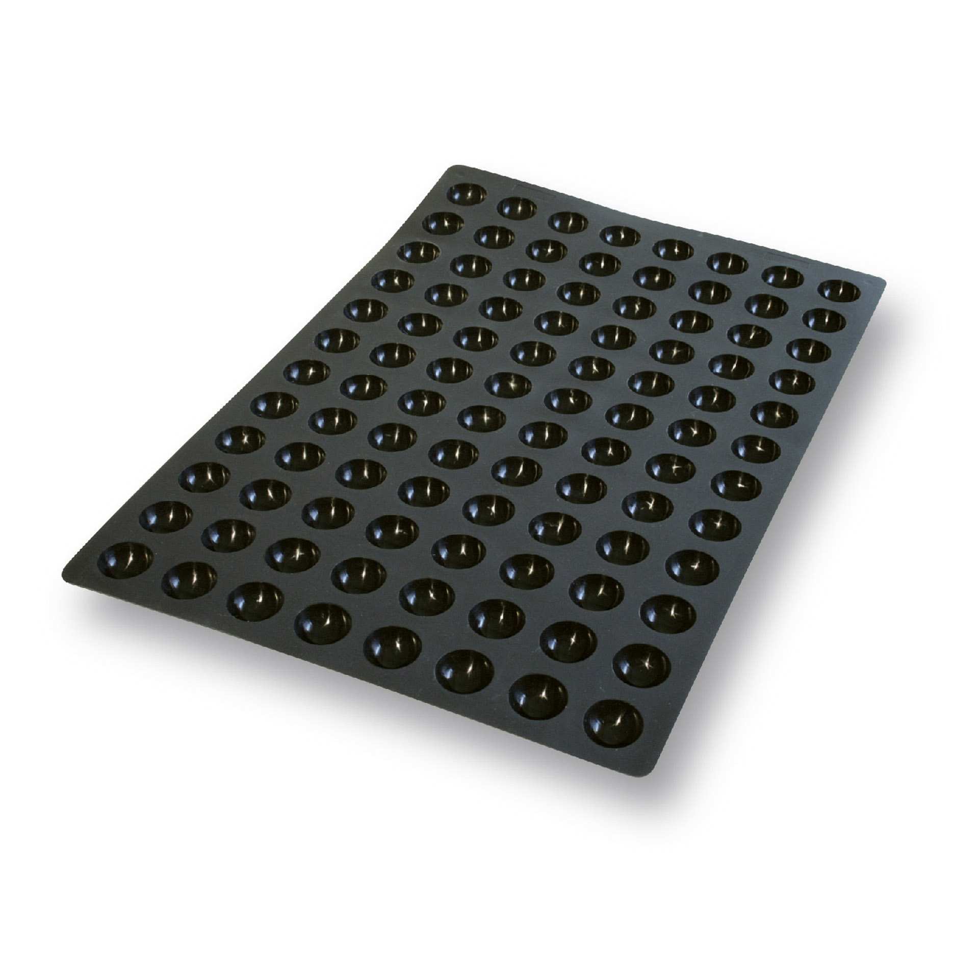Backform - Halbkugel Mini - Abm. 40,0 x 60,0 x 1,8 cm - Inhalt 96 x 0,011 l - Silikon - 115338-C