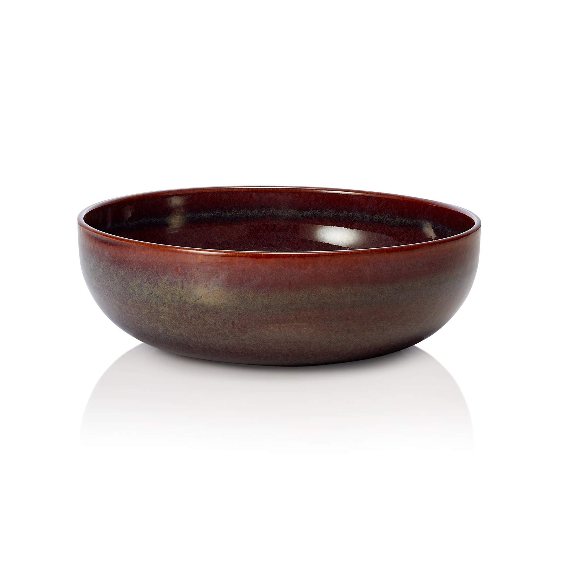 Schale - Serie One - amazonas - rund - Abm. 8,5 cm - Ø 26 cm - Steinzeug - 452103026-A