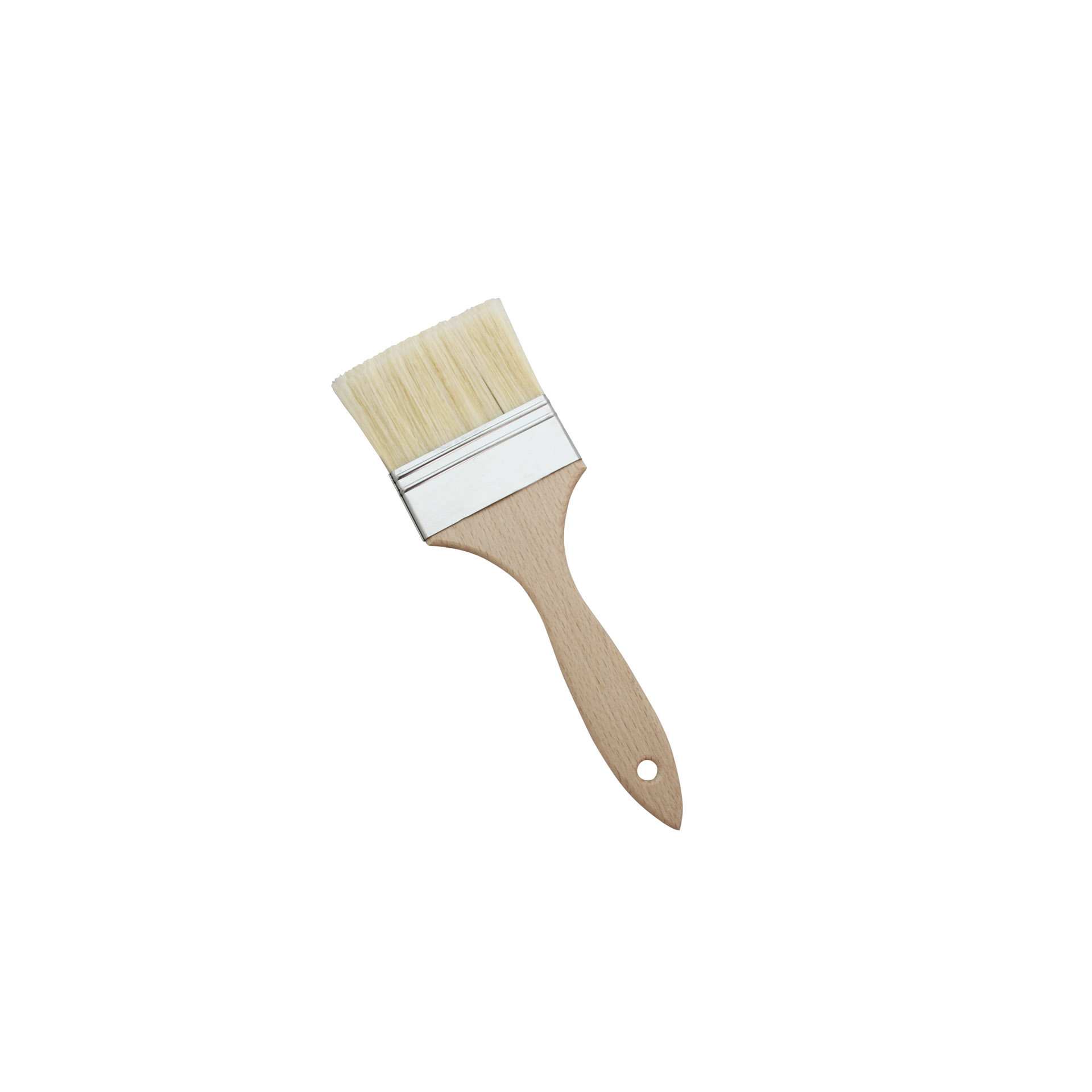 Bäckerpinsel - weiß - Abm. 25,0 x 8,0 x 0,7 cm - Naturborste - 200209-C