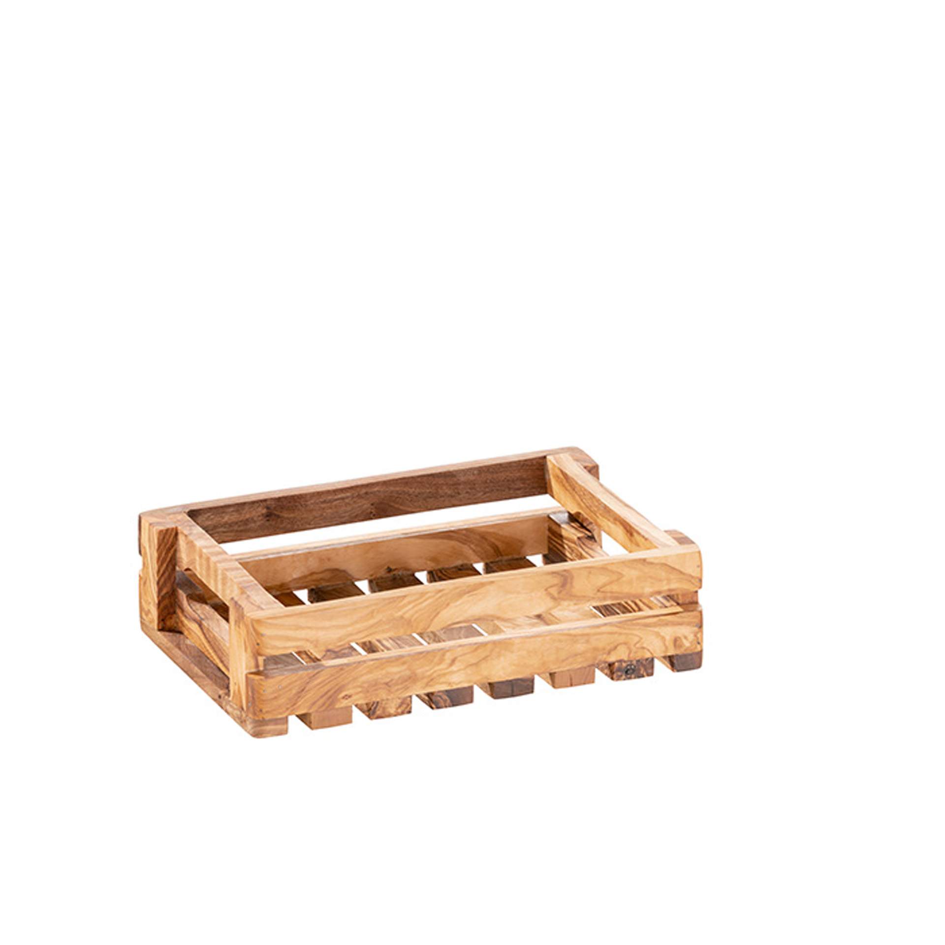 Table Caddy - Serie Olive - Abm. 22,0 x 15,0 x 6,0 cm - Olivenholz - 1016-B