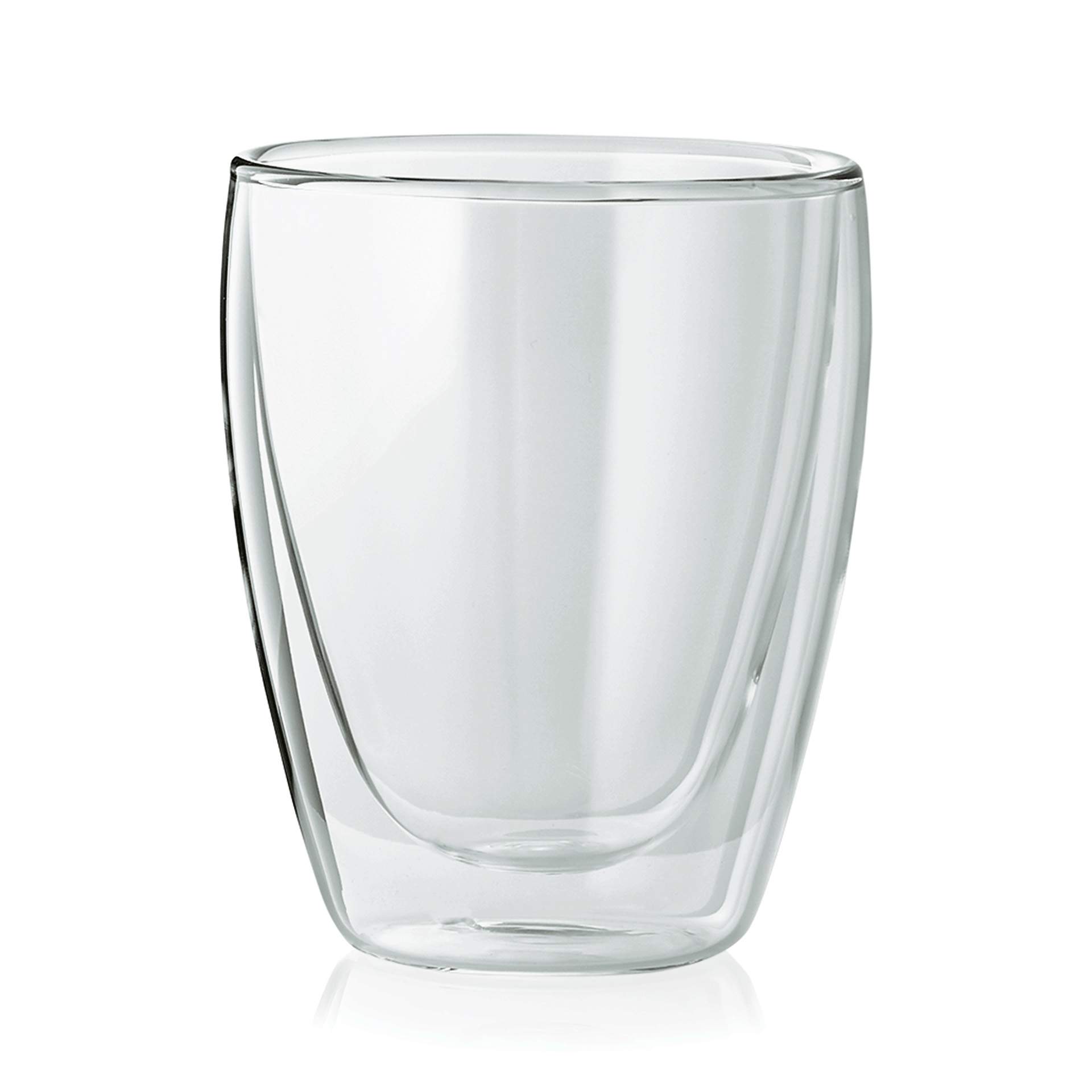 Cappuccino-Glas - Borosilikatglas - Serie Lounge - Abm. 10,0 cm - Ø oben / unten 8,2 / 5,4 cm - Inhalt 0,23 l - Glas - 1773023-A