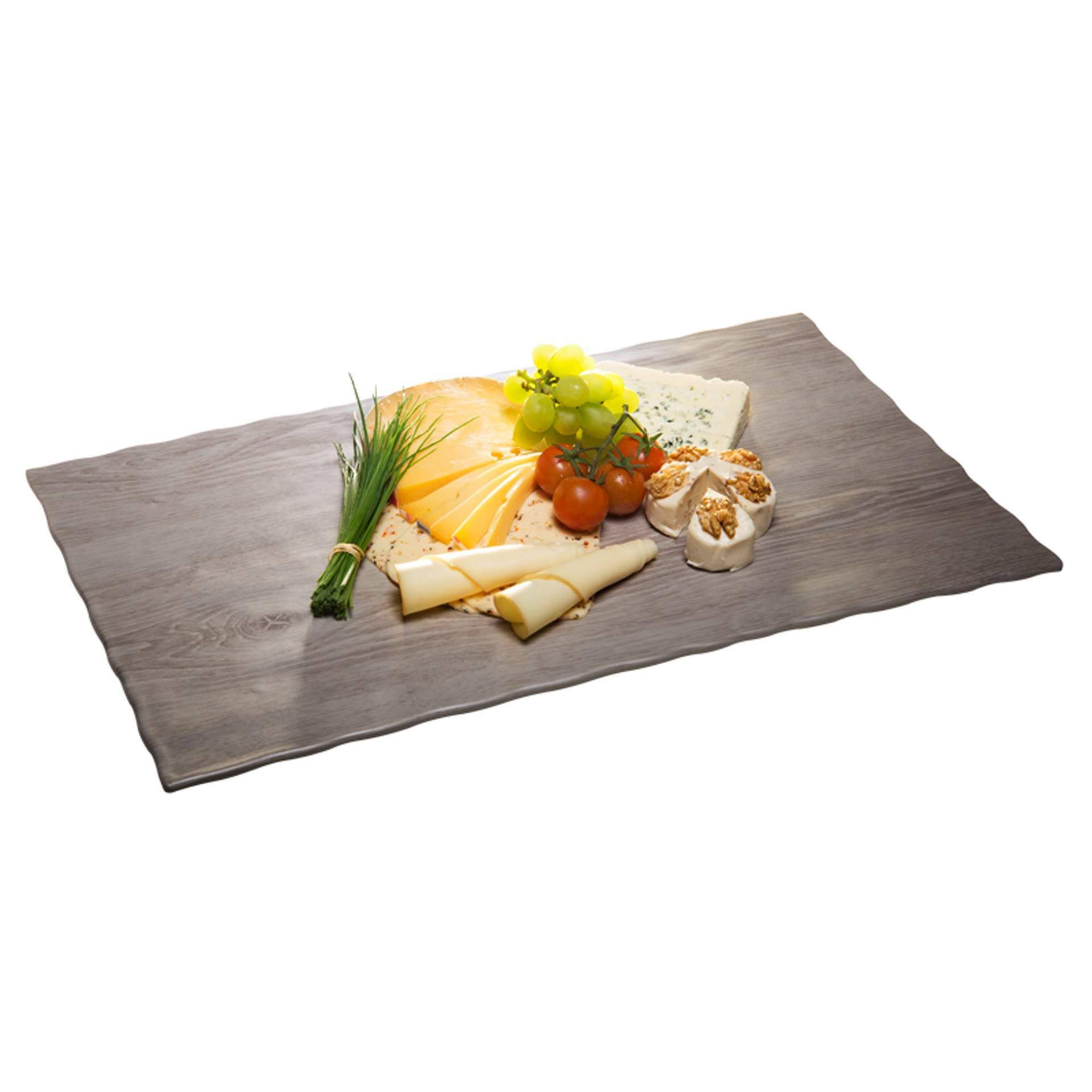 GN-Tablett - optisch wie Holz - Serie Driftwood - holzoptik - Abm. 1,5 cm - GN 1/1 (530 x 325 mm) - Melamin - 84180-B